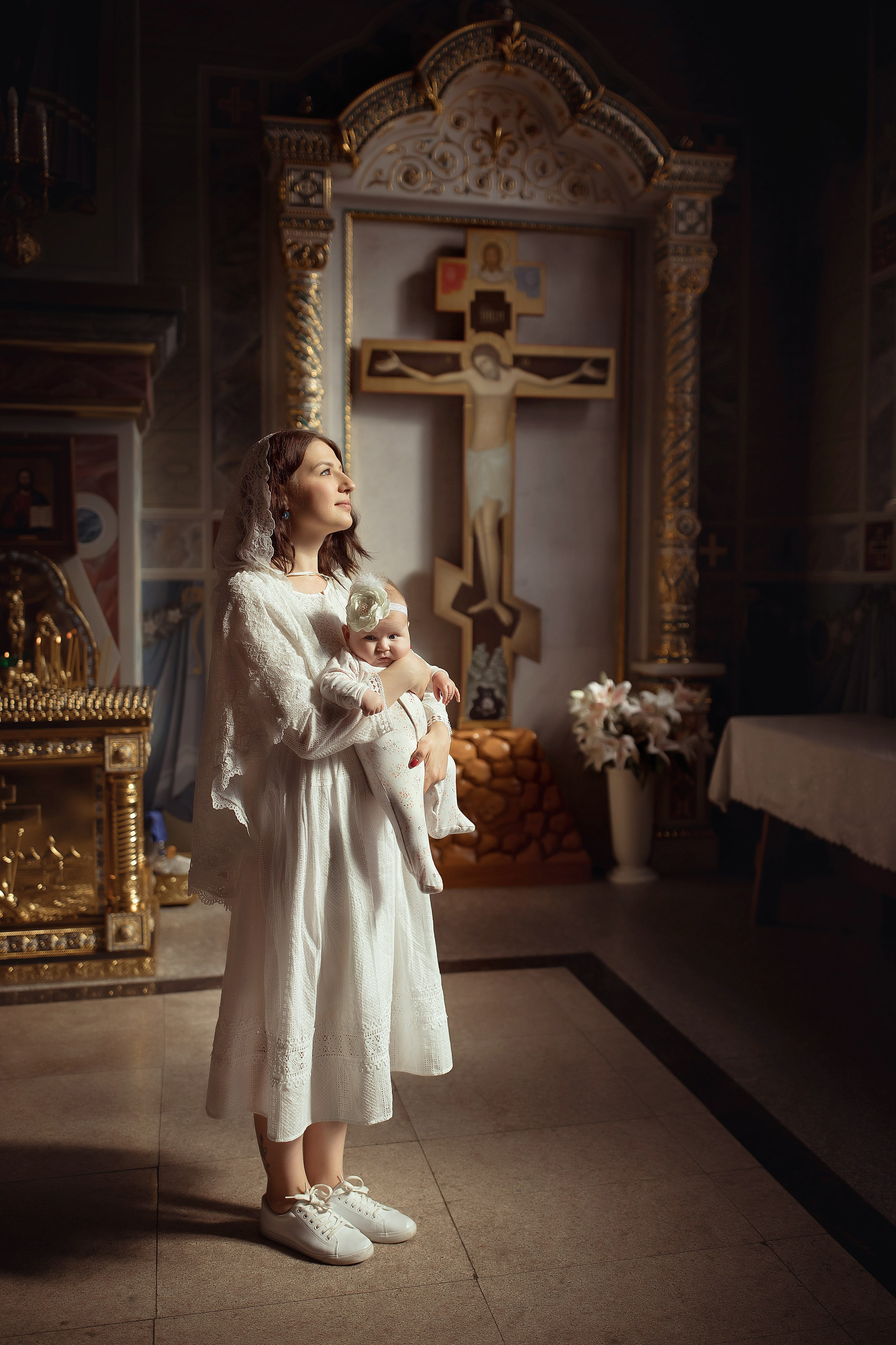 Крещение Аделины Всецарица. Фотограф на крещение и венчание