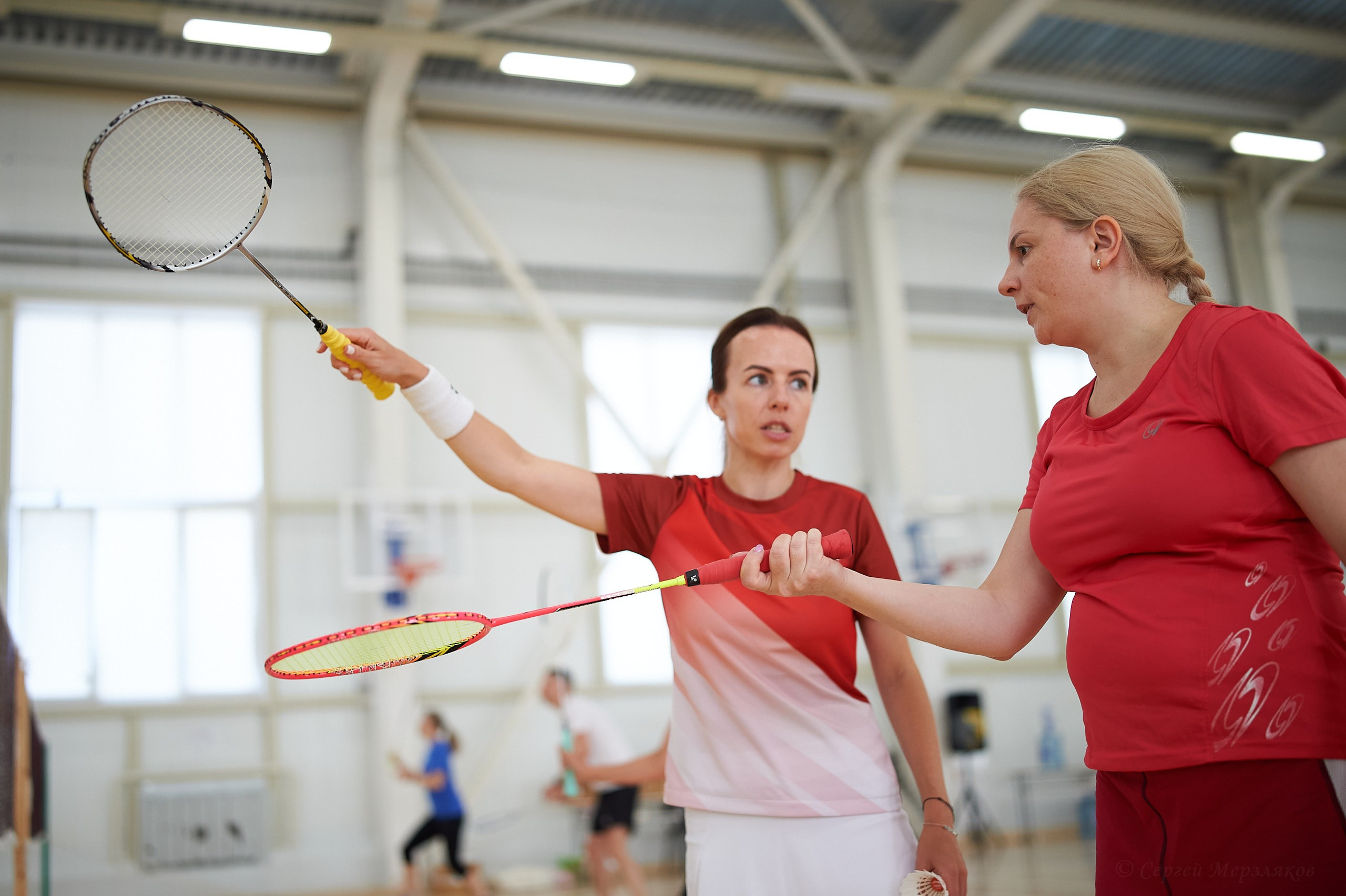 Бадминтон. Мастер-класс Любови Сухановой. Ижевск. 20.07.2024. Спортивный репортажный фотограф в Ижевске Сергей Мерзляков