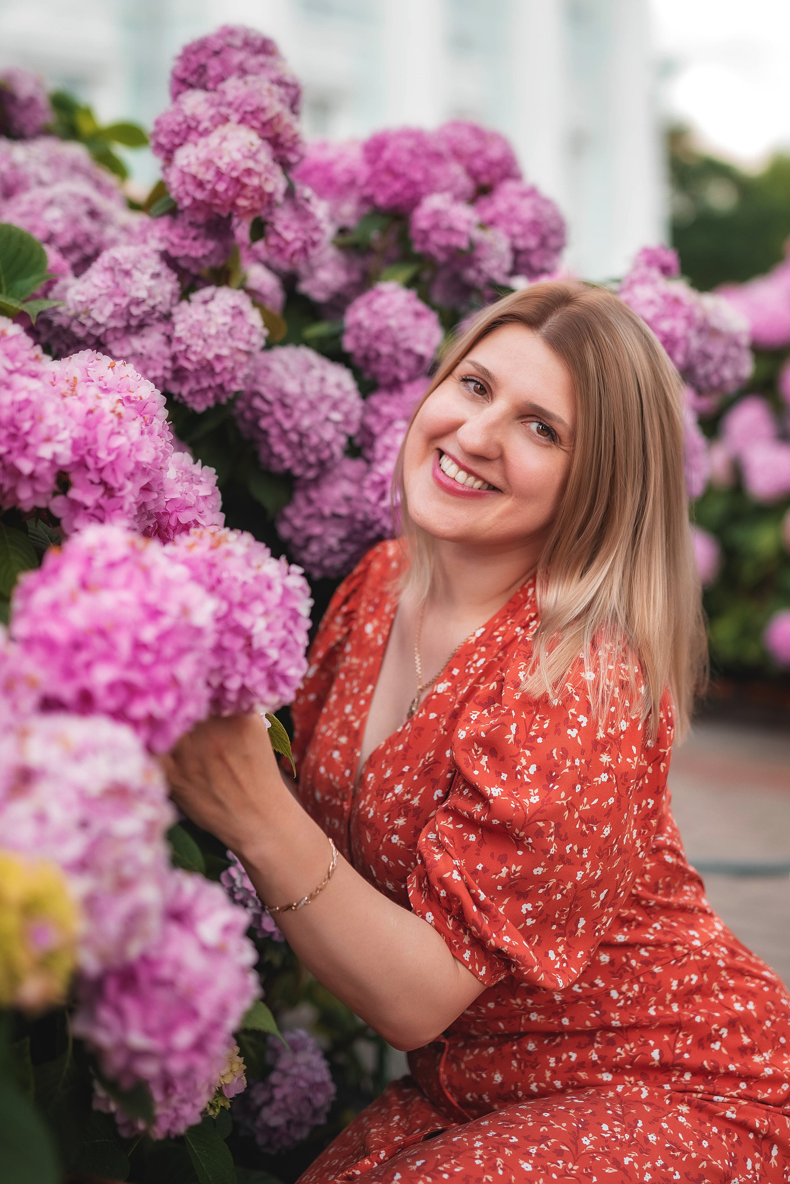 Фотосессия в гортензиях. Семейный, детский фотограф в Воронеже Анна Никитина