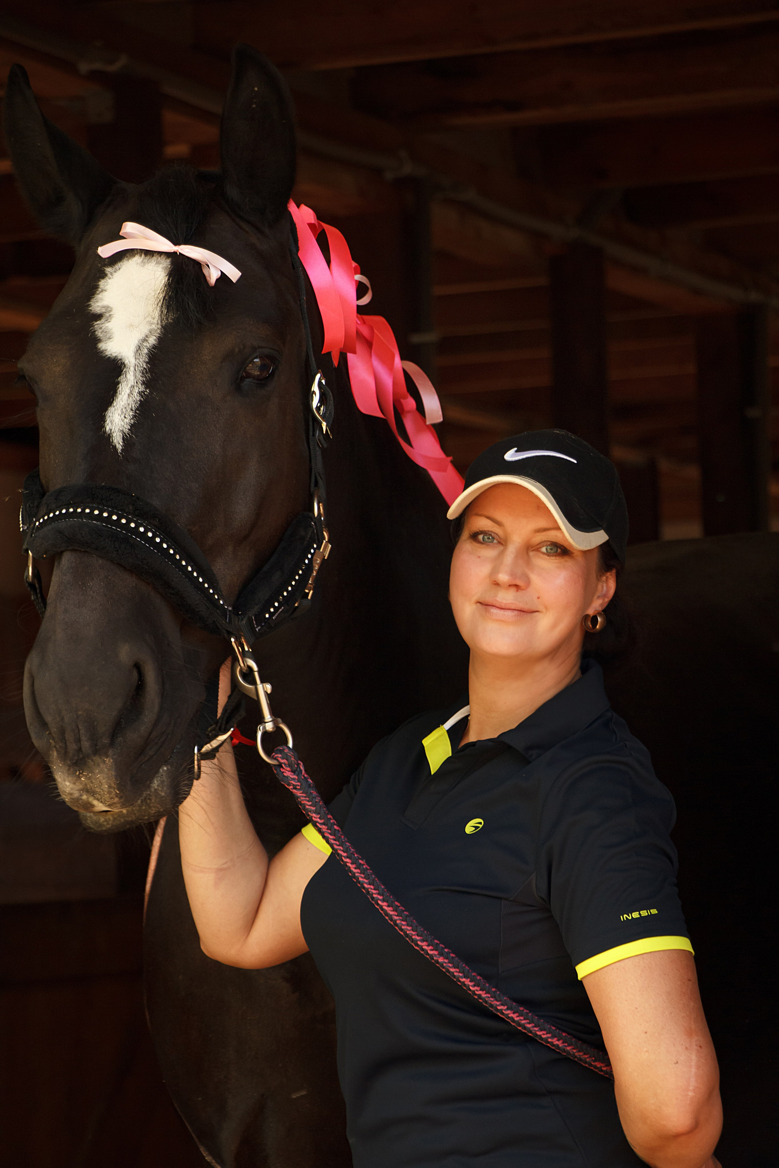 Анна и ее главная лошадь. Фотограф в Москве Юлия Карпова