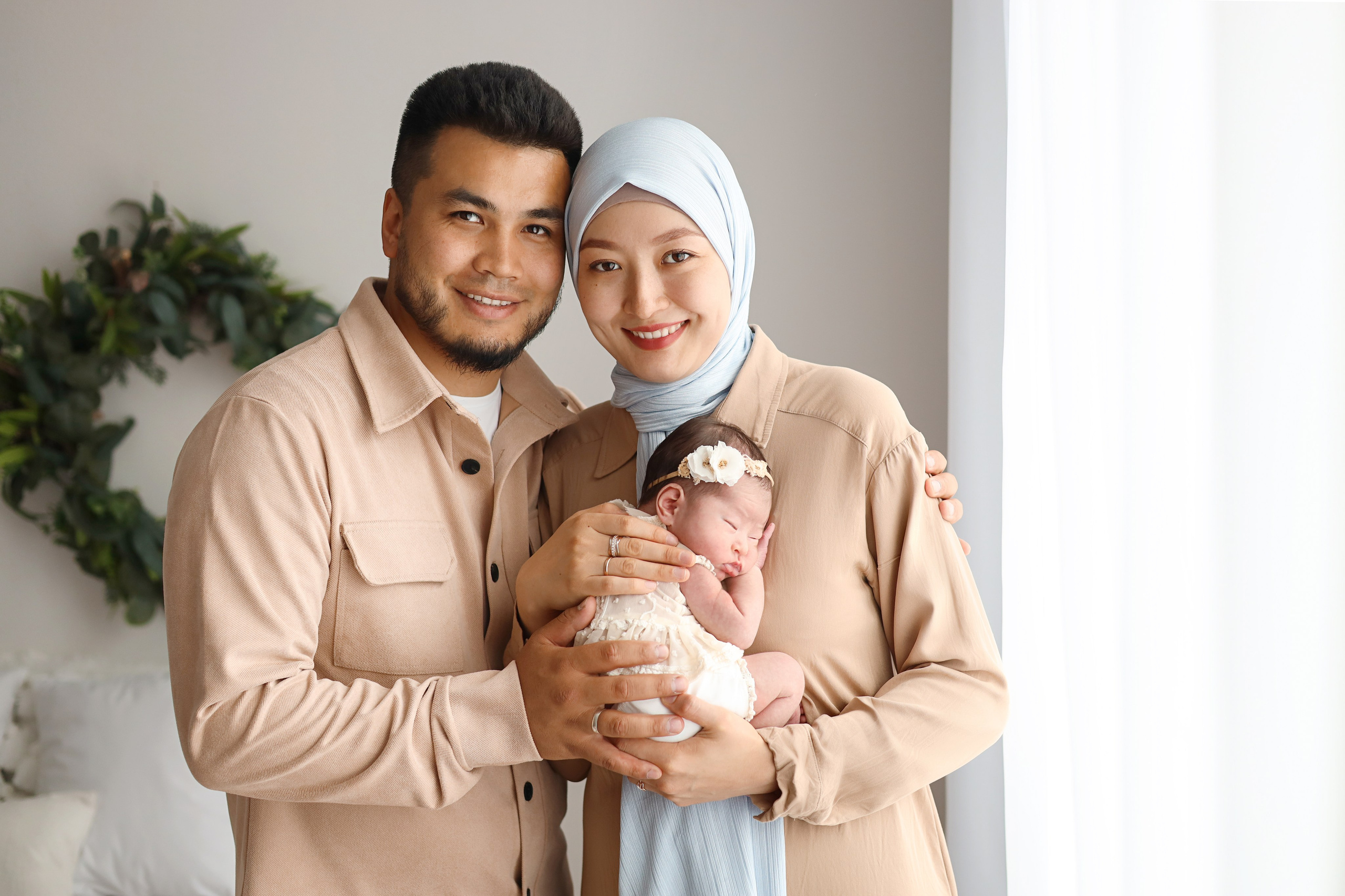 Ньюборн съемка Элины, творческий пакет. Фотограф новорожденных Москва. Ньюборн фотограф Москва