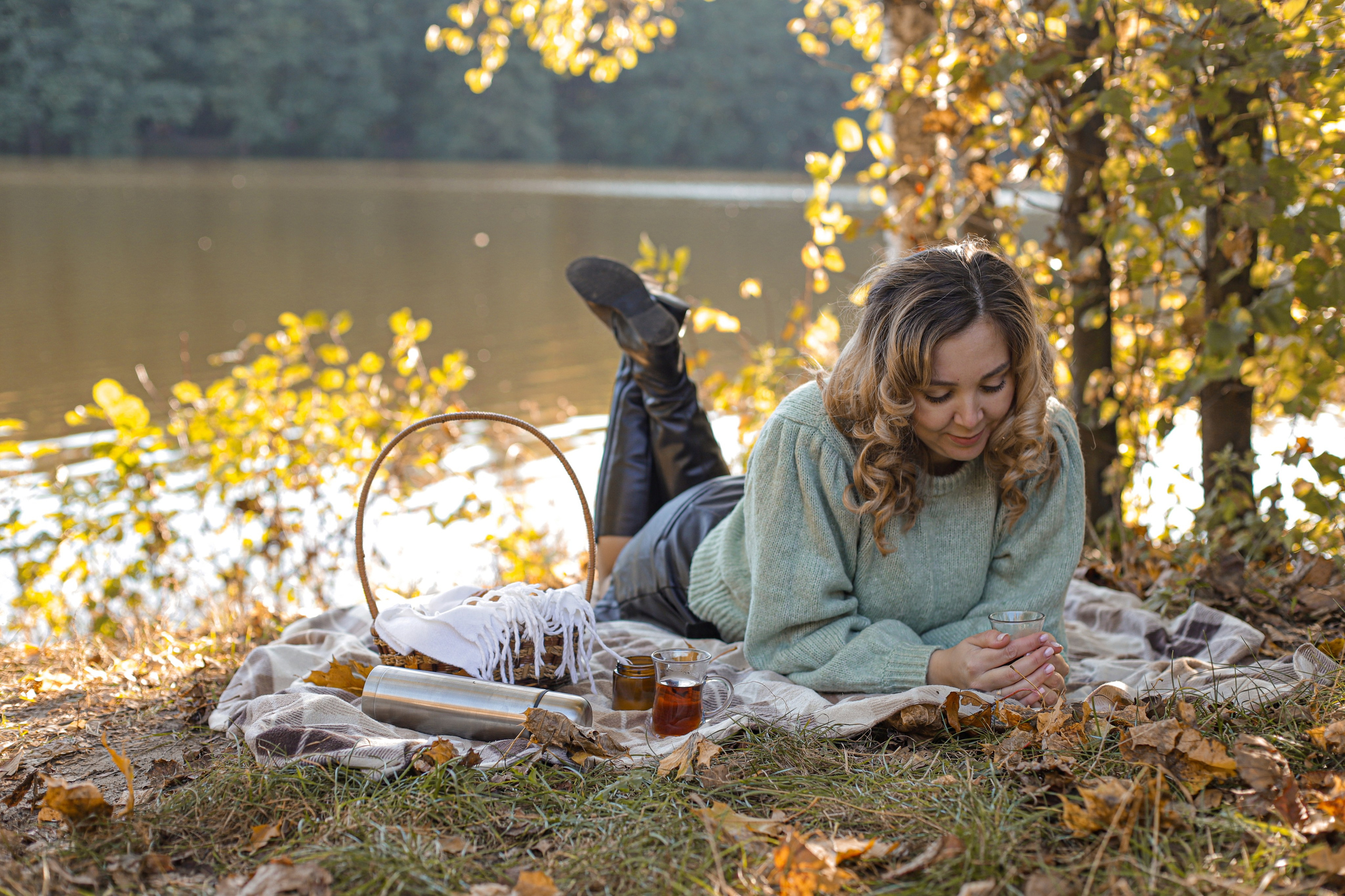 Осенний пикник у озера. Диана Николаева — фотограф город Балашиха