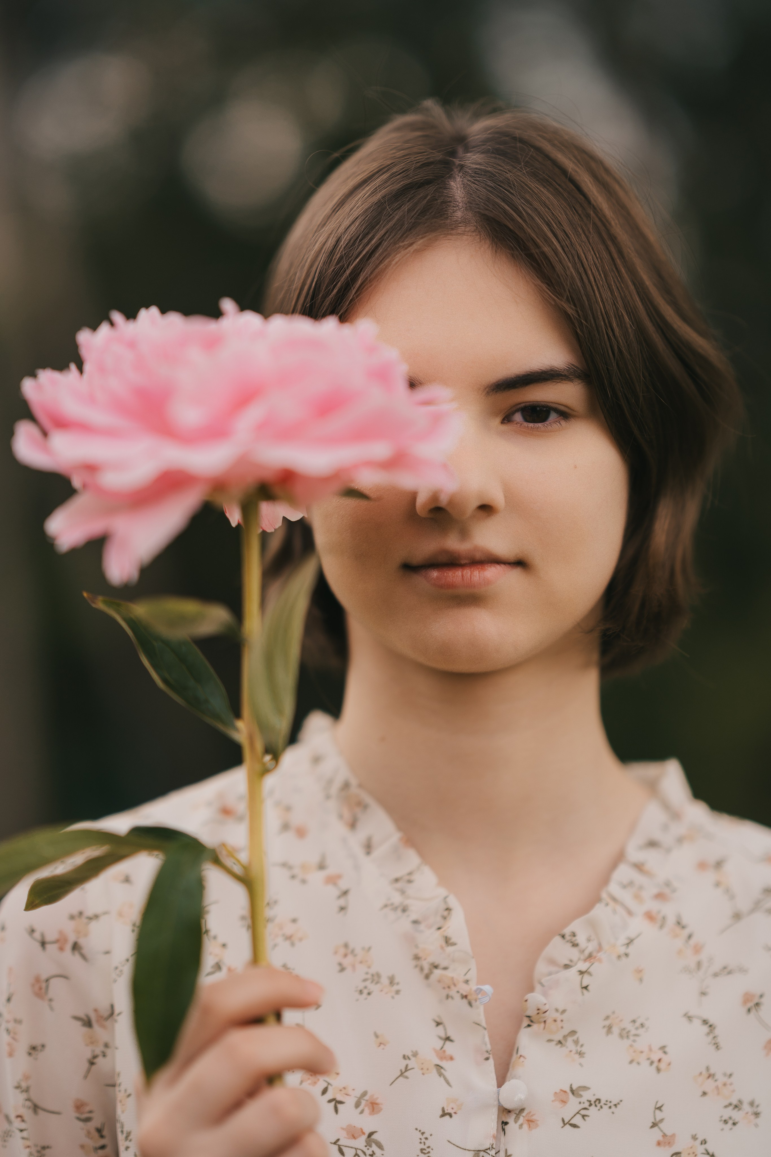 Маша и пионы. Семейный и детский фотограф в Сергиев Посаде, Хотьково Якимчук Любовь