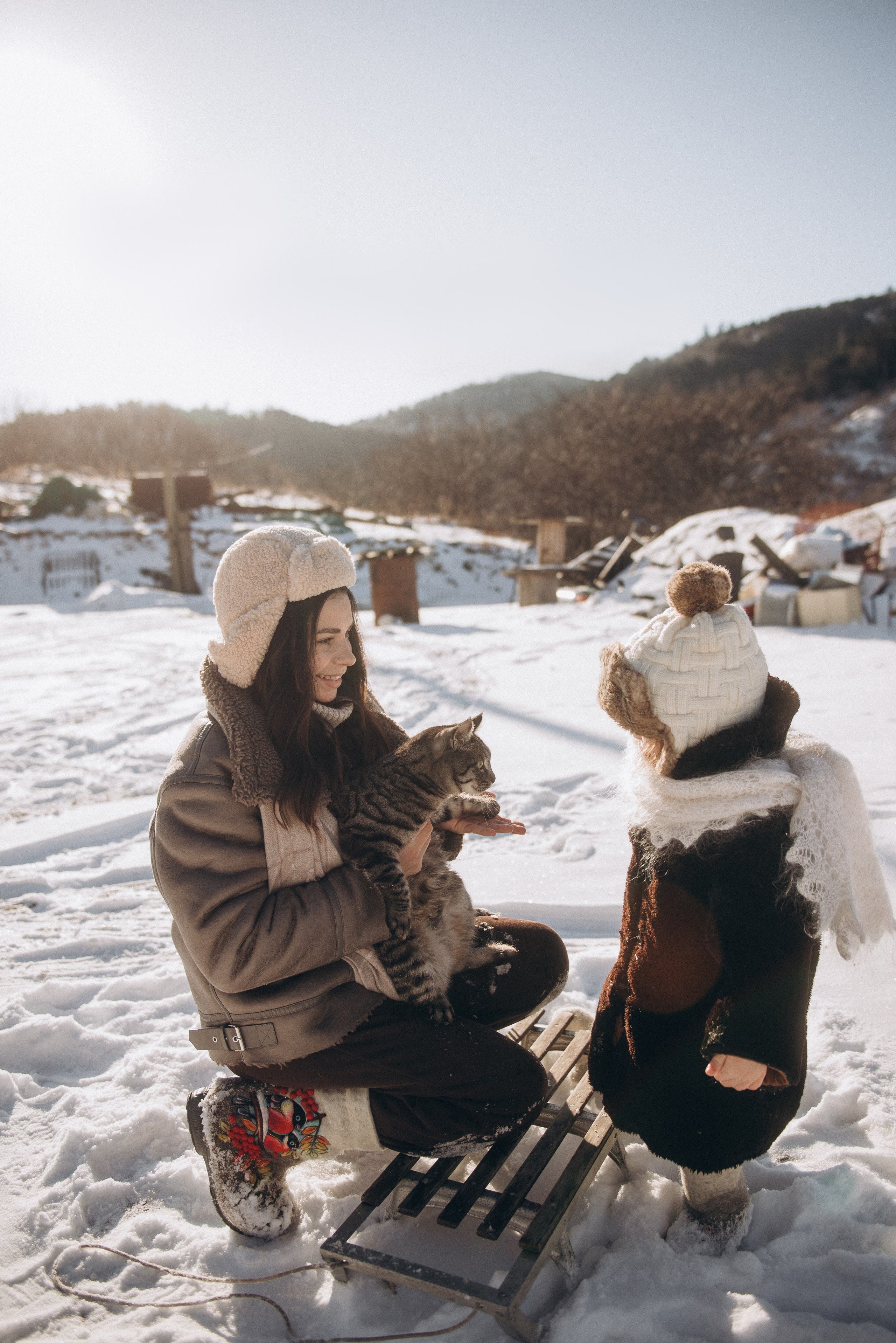 Женя и Анюта. Ирина Метелица фотограф на Шикотане