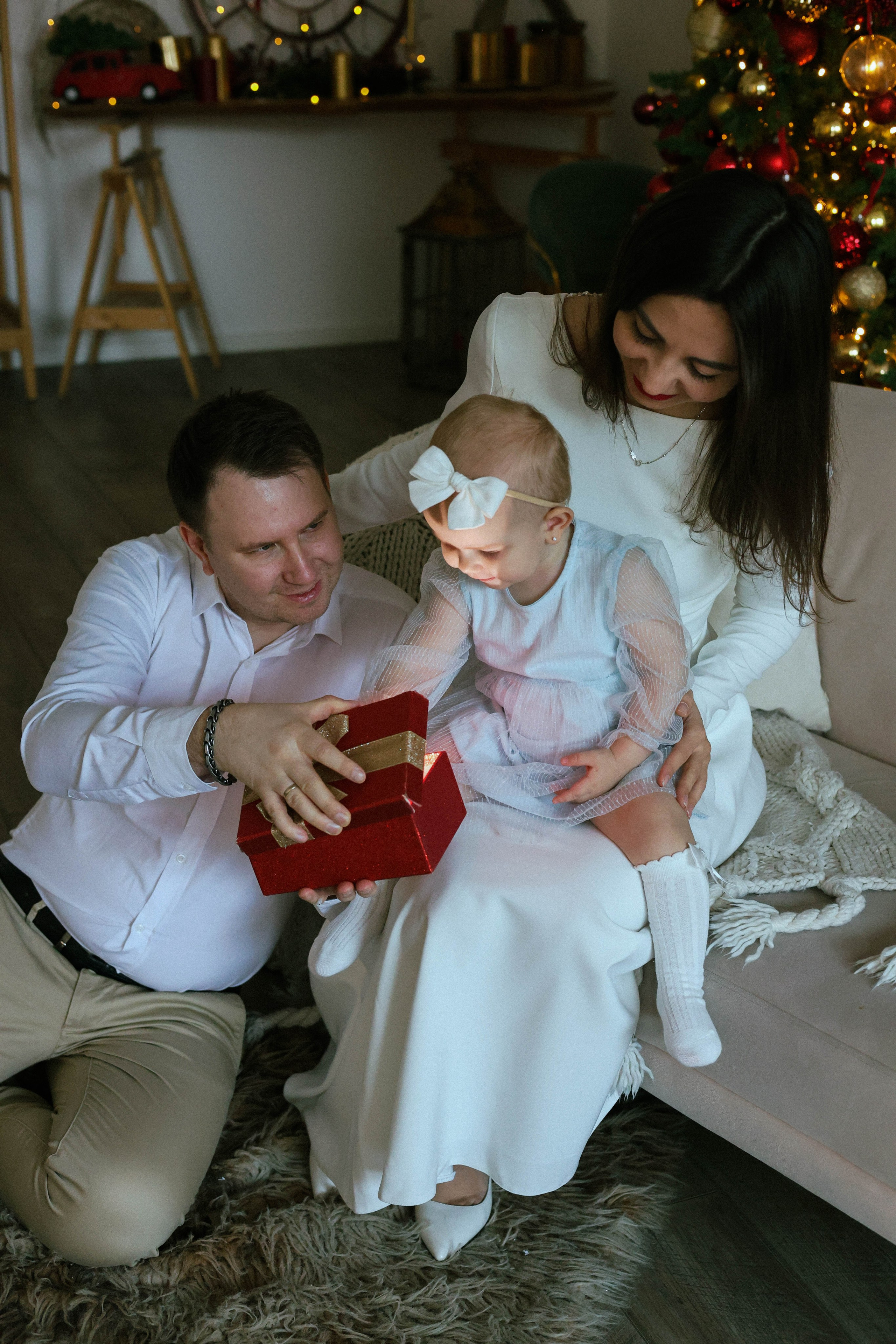 Новогодняя история «Ирина и ее семья». Фотограф в Москве Анастасия Калинина