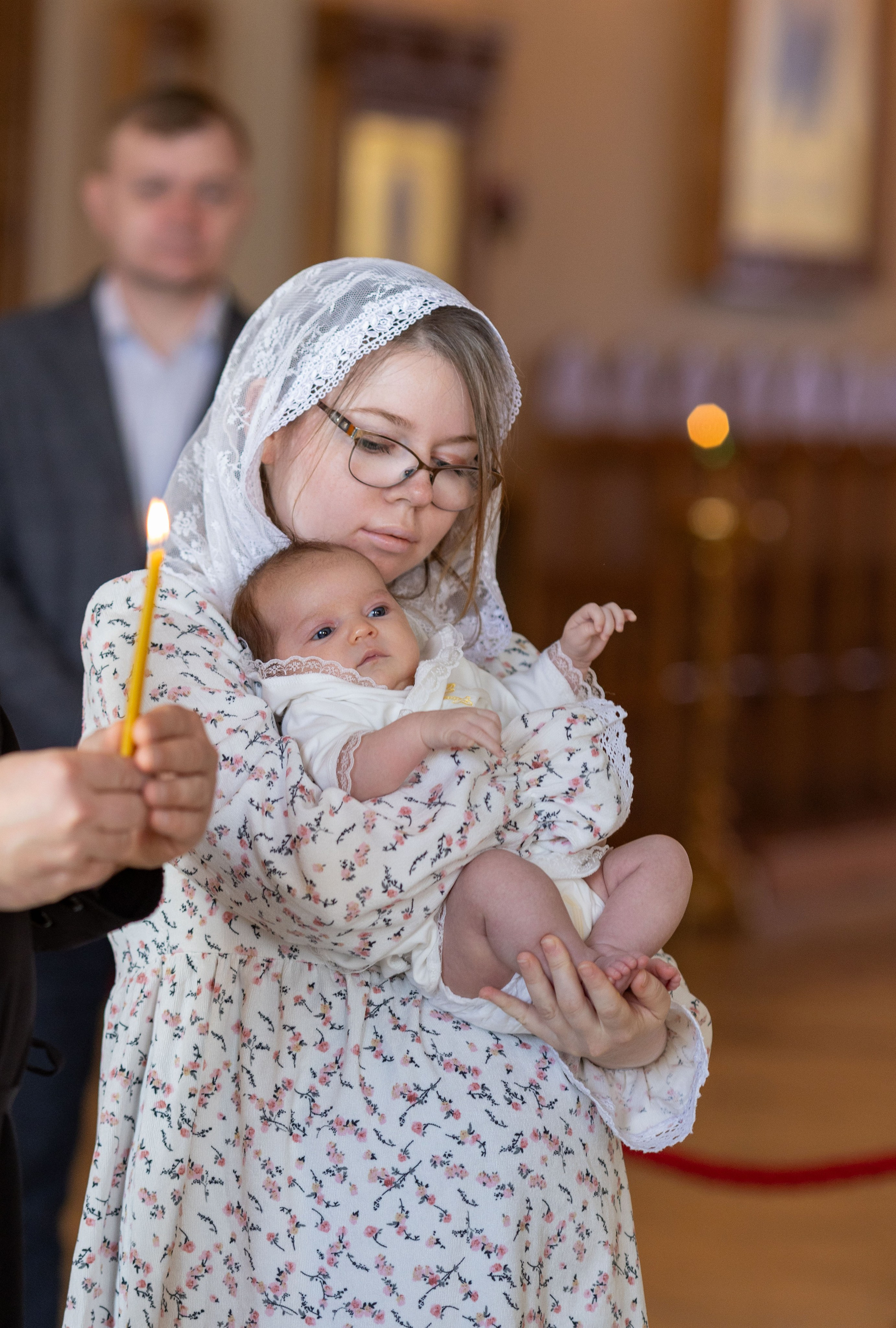 Крещение Милании. Семейный и детский фотограф Анна Петракова