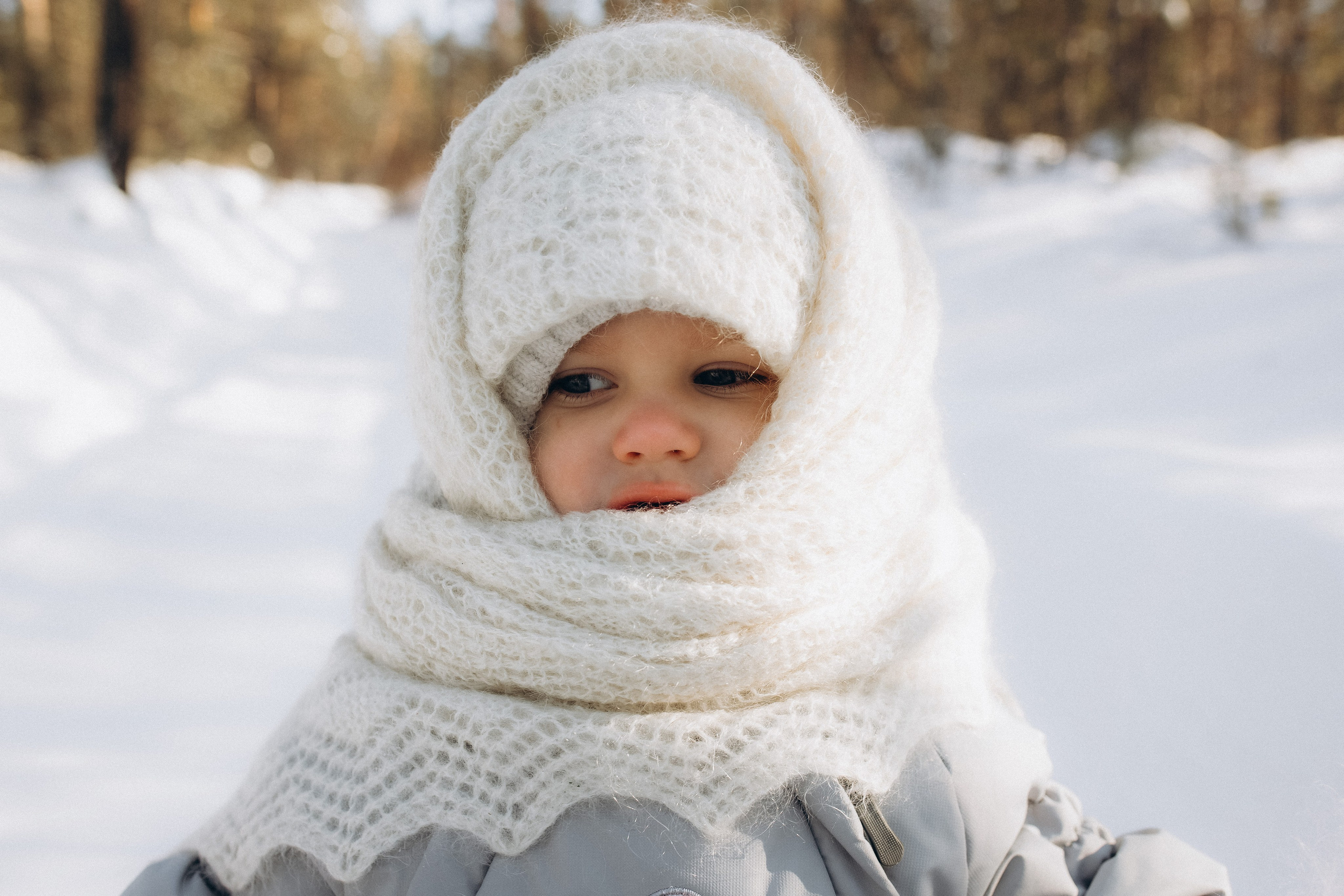 Девочка Зима. Семейный и детский фотограф город Тында Дарья