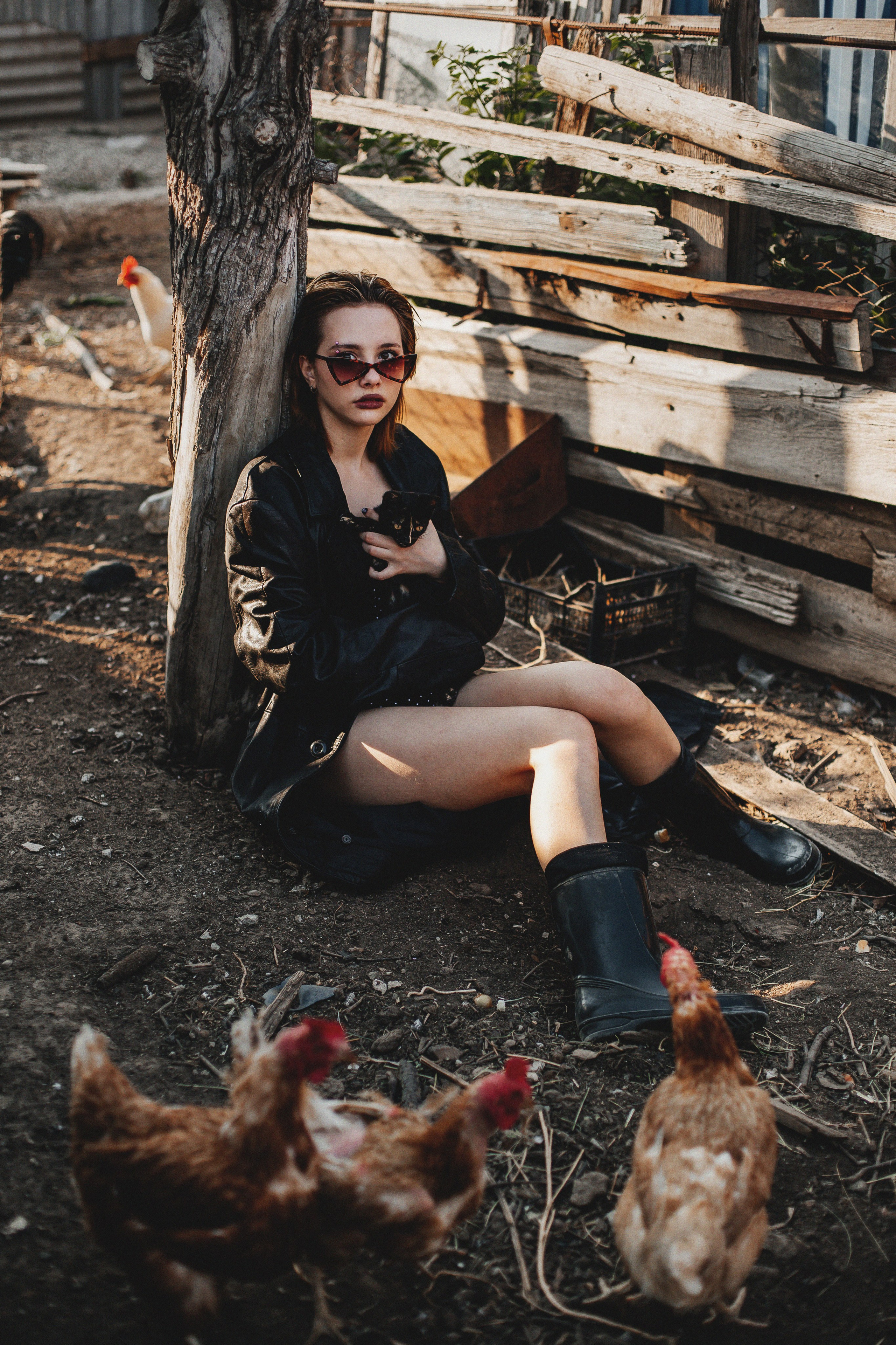 Однажды в курятнике. Семейный и свадебный фотограф в Саратове Катерина Оленская