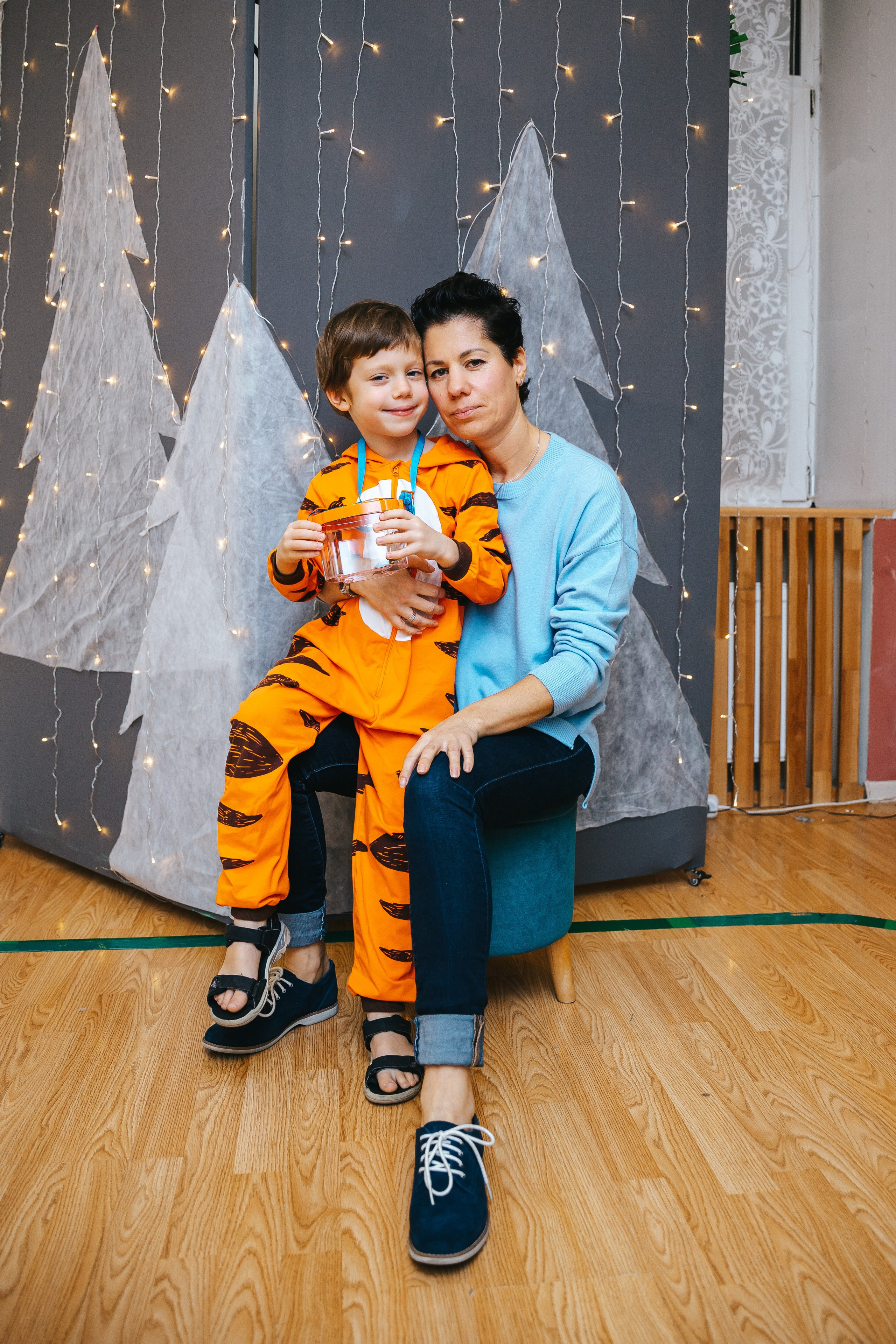 Новогодний утренник в Монтессори-садике. Семейный lifestyle фотограф в Санкт-Петербурге Людмила Пахомова