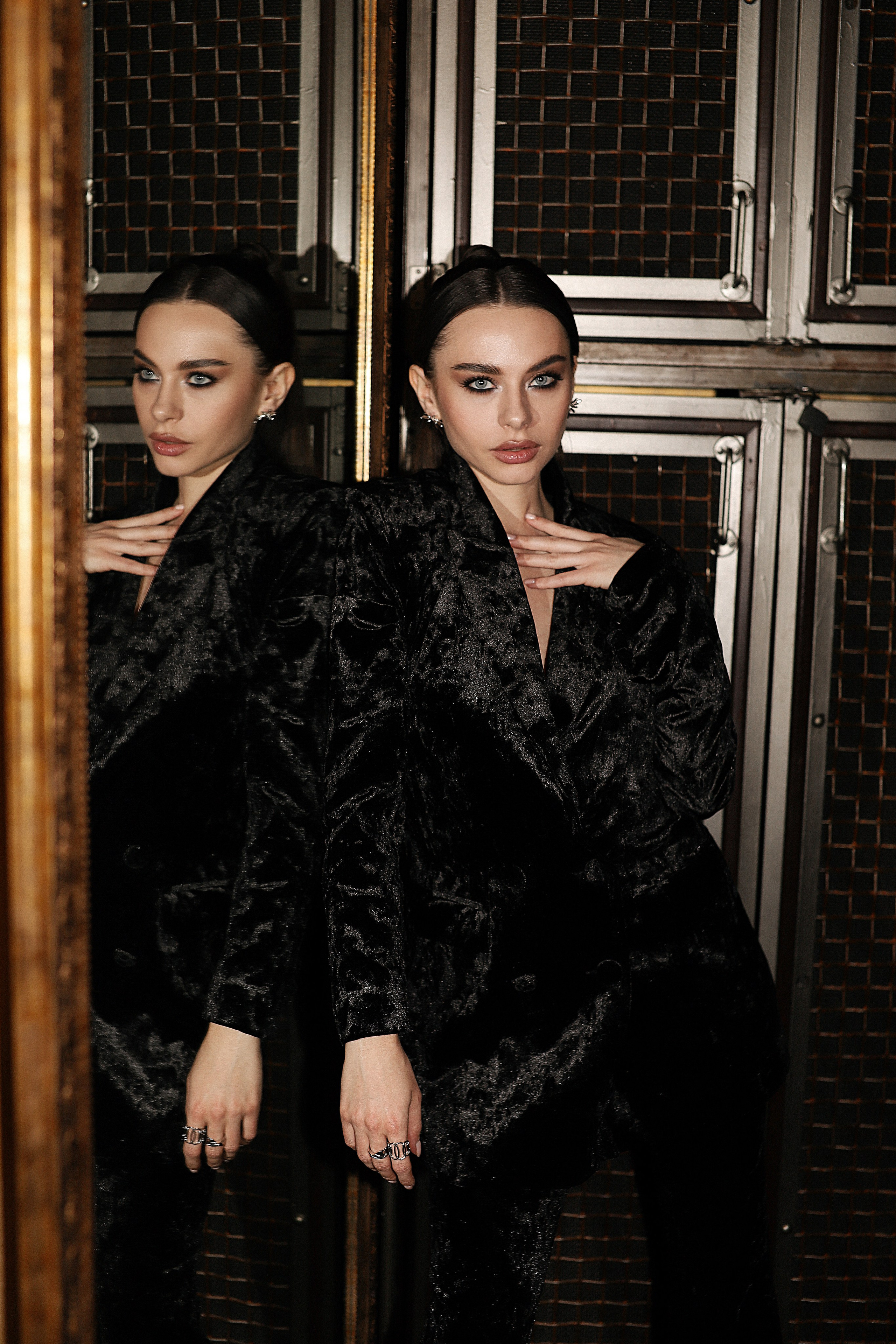 Мария, съемка в ресторане