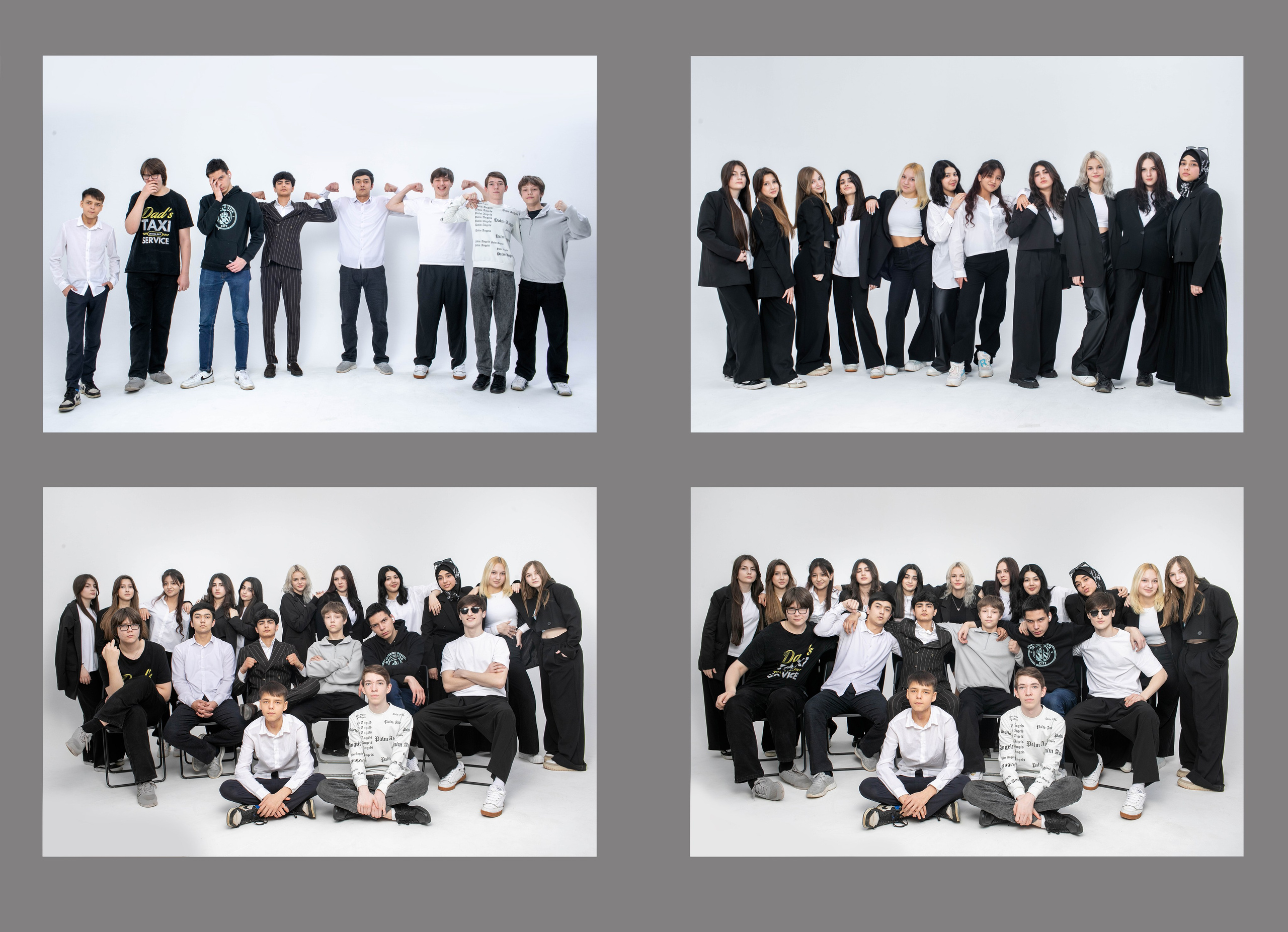 Альбом 9-11 классы «Стиль» 20×20 с плотными страницами типография 4700 10 разворотов с персональной страницей с друзьями. Art photographer Nino