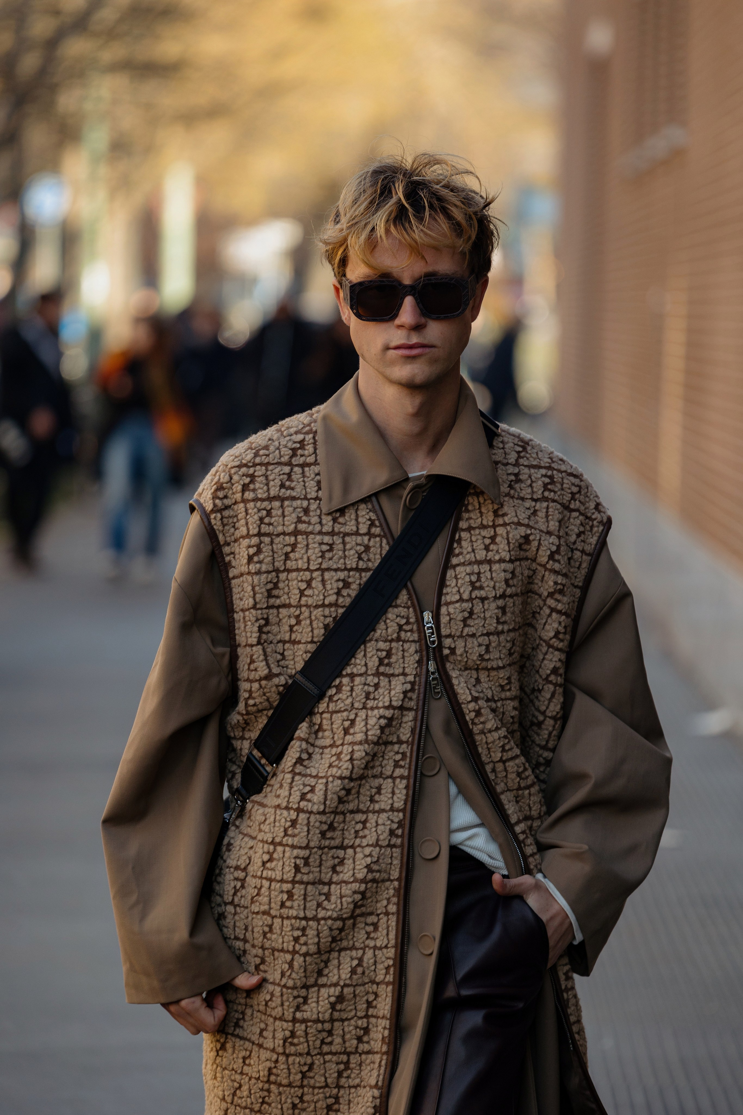 Milan Mens fashion week FW 24/25 FENDI. Photographer in Milan Ivan Goncharov
