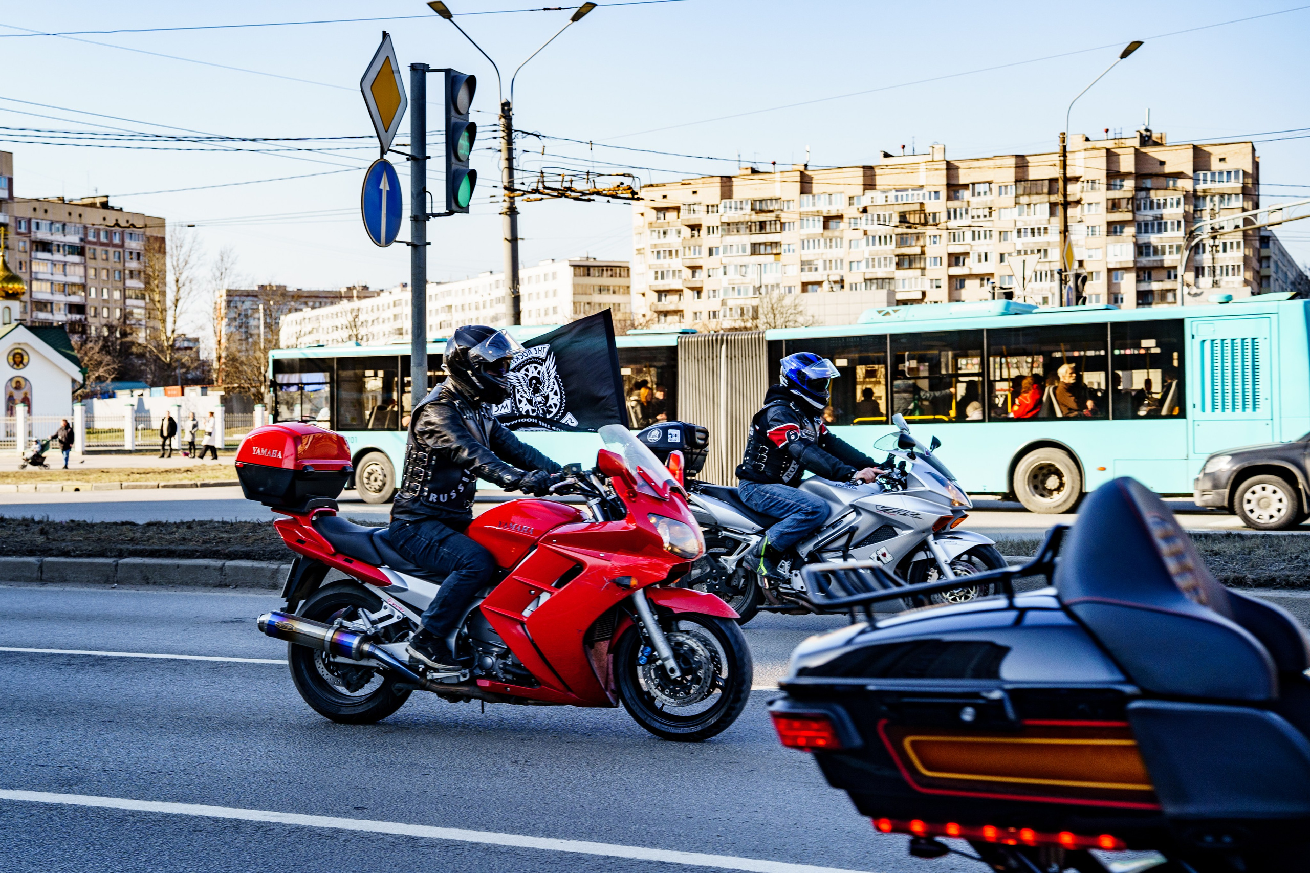 Прохват мотоклуба Norman Riders ч.1. Концертный и репортажный фотограф в Санкт-Петербурге Слава Пахомов