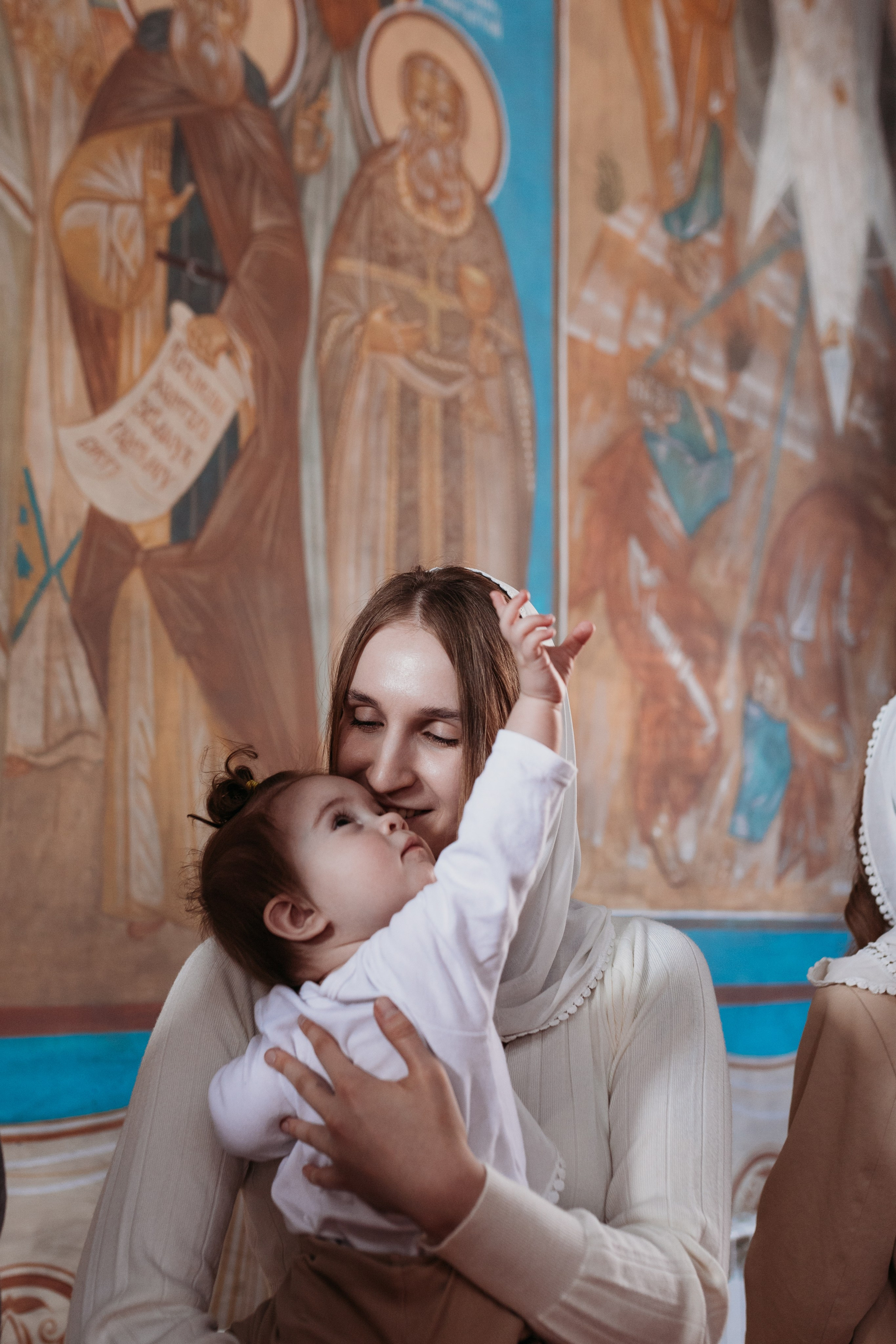 Фотосессия Крещения. Фотограф новорожденных в г. Барнаул Ренпенинг Катерина