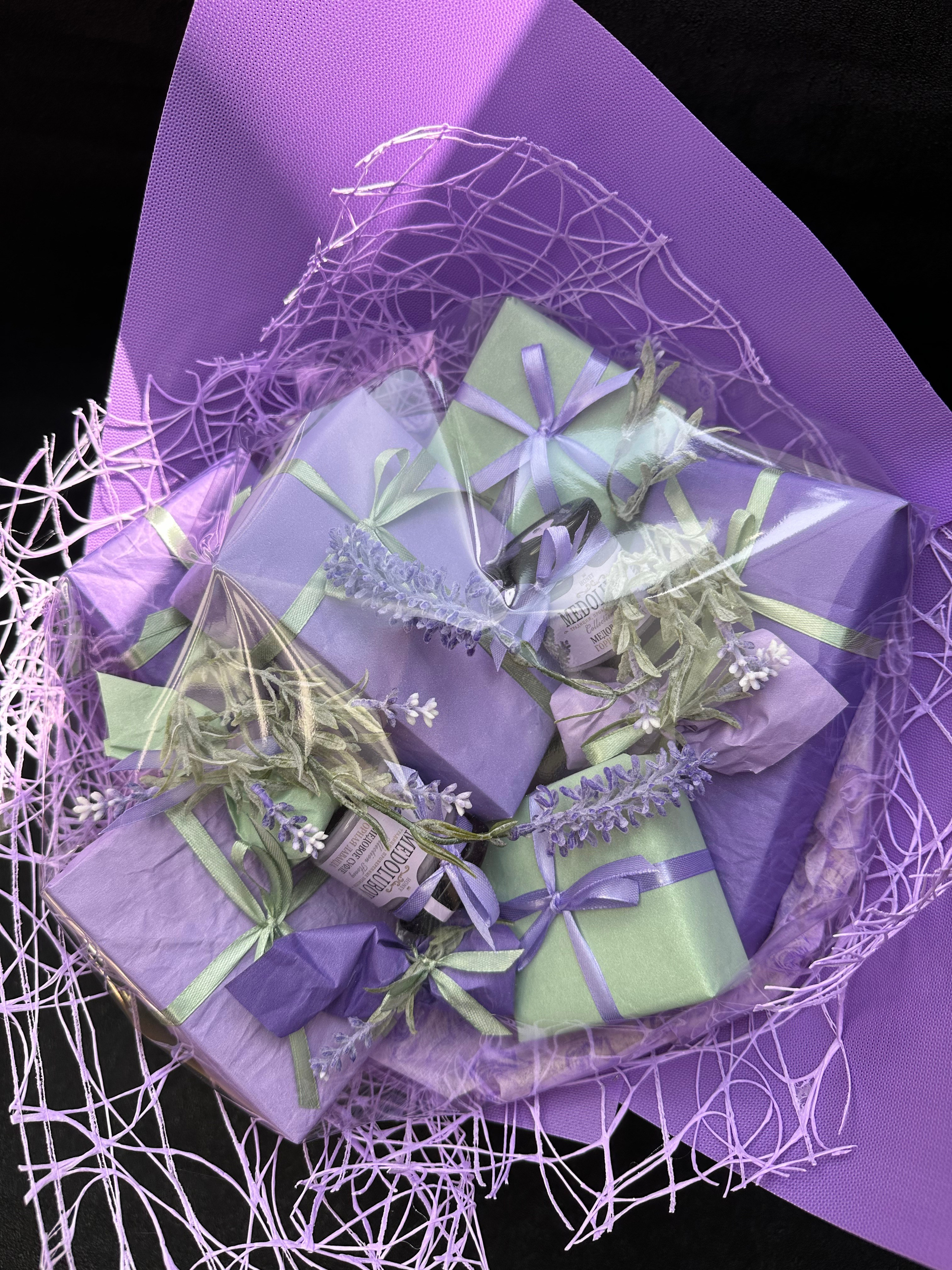 Букет «Лаванда». Студия подарочных наборов «Владия»