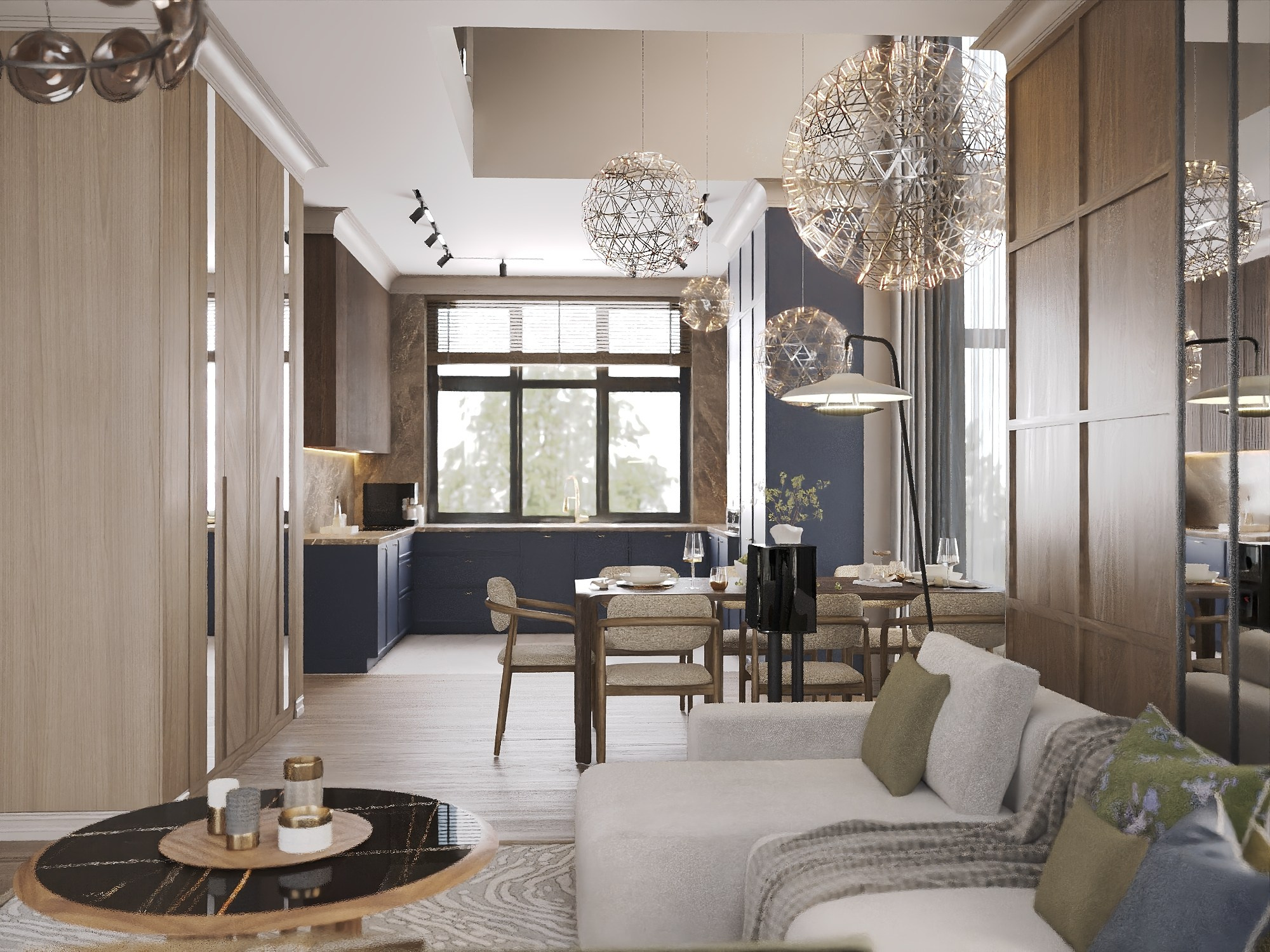 Санкт-Петербург, жилой дом 170 м². БК студия дизайна интерьера