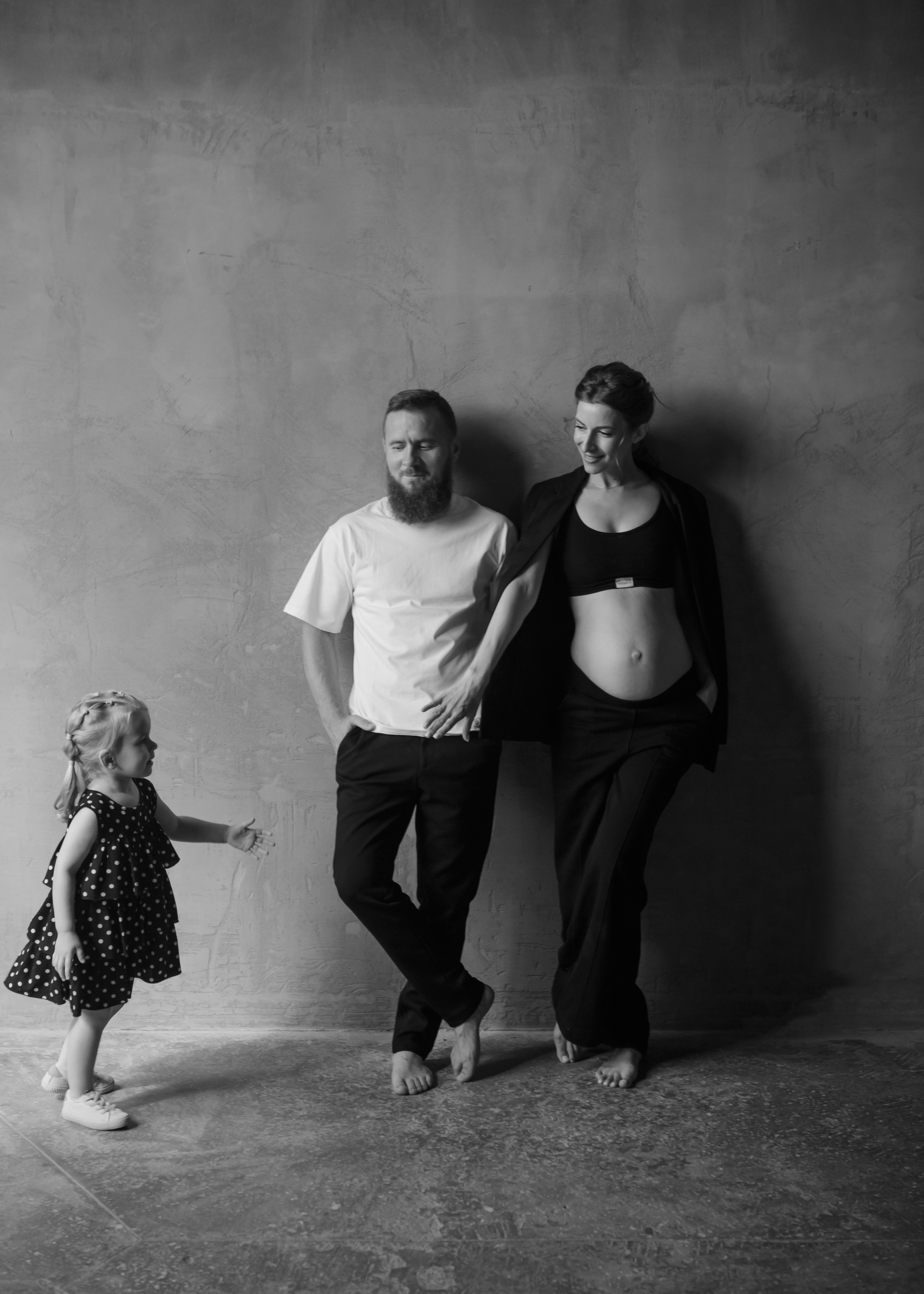 Марина, Дима и Ева. В ожидании Агаты. Фотограф Александра Рышкова