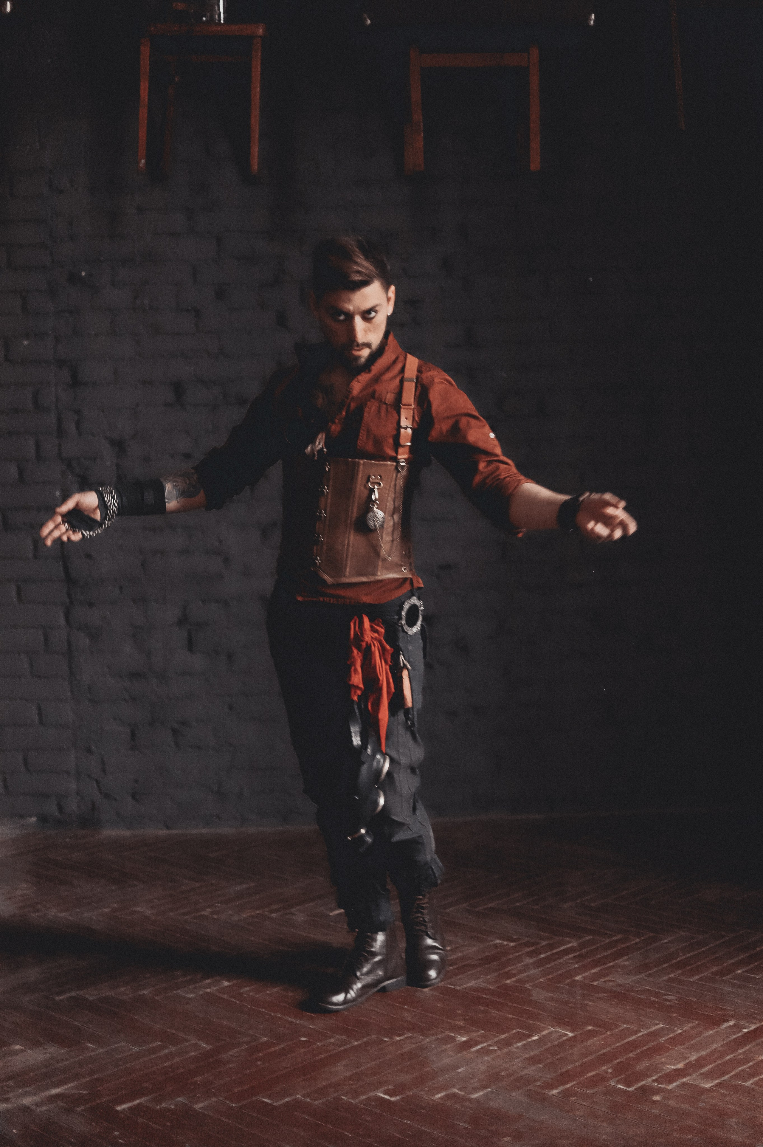 Фотопроект - Steam punks (проект с мужским корсетом). Семейный и женский фотограф Кемерово Мария Степ