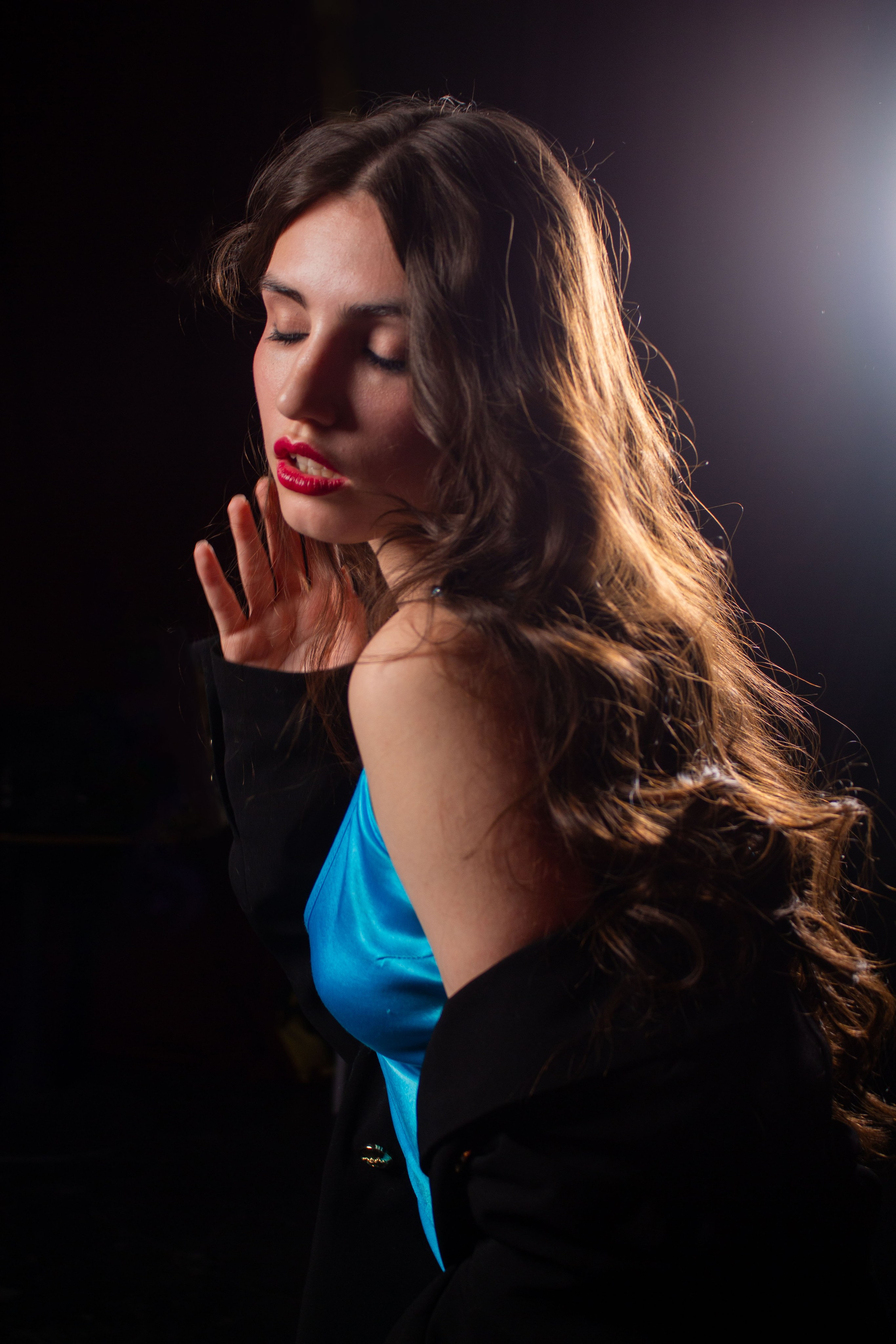 Диана в «Blue velvet». Фотограф Екатерина Козловская