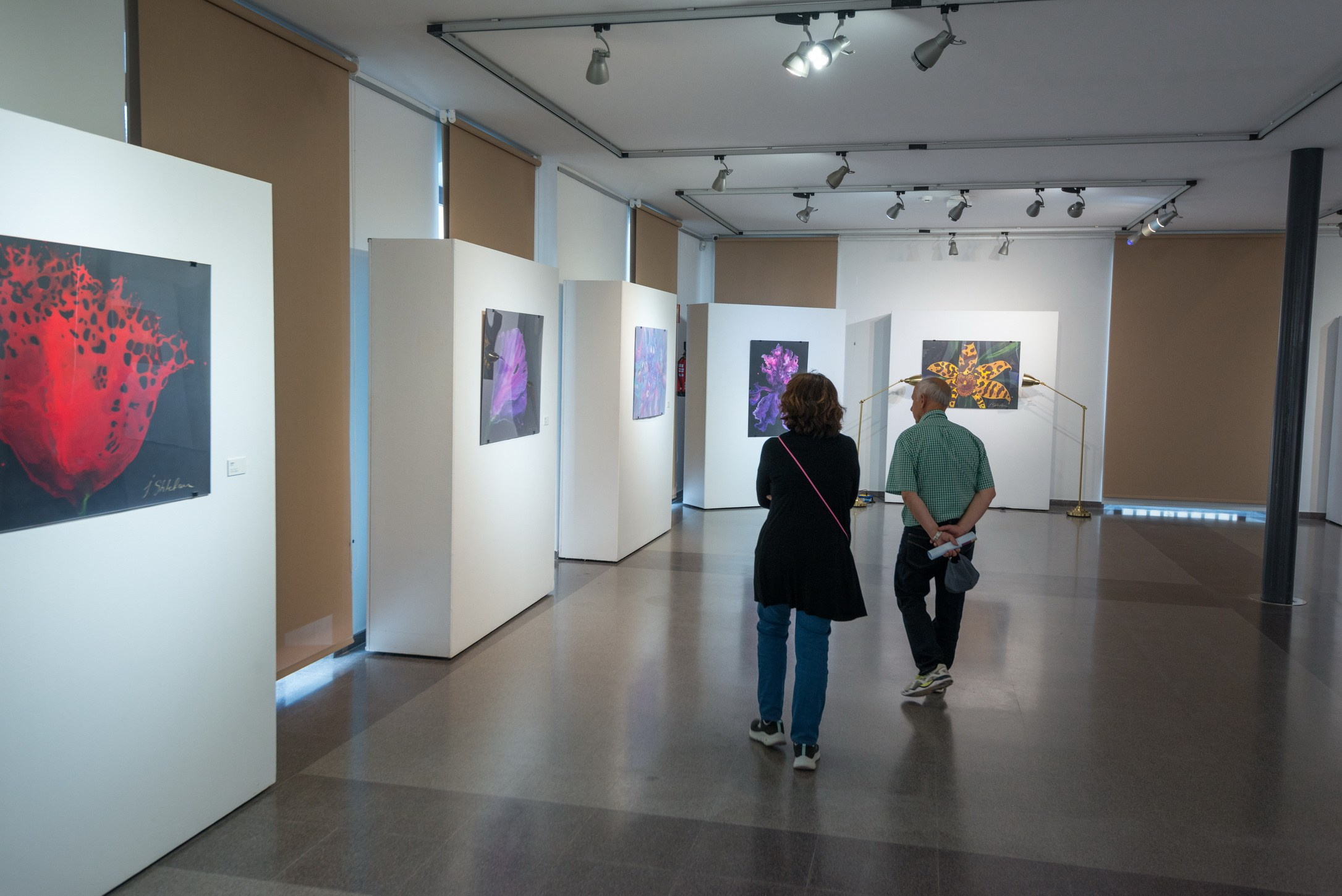 Exposición de Arte Abstracto. Fotógrafo Aleksandr Rybintsev