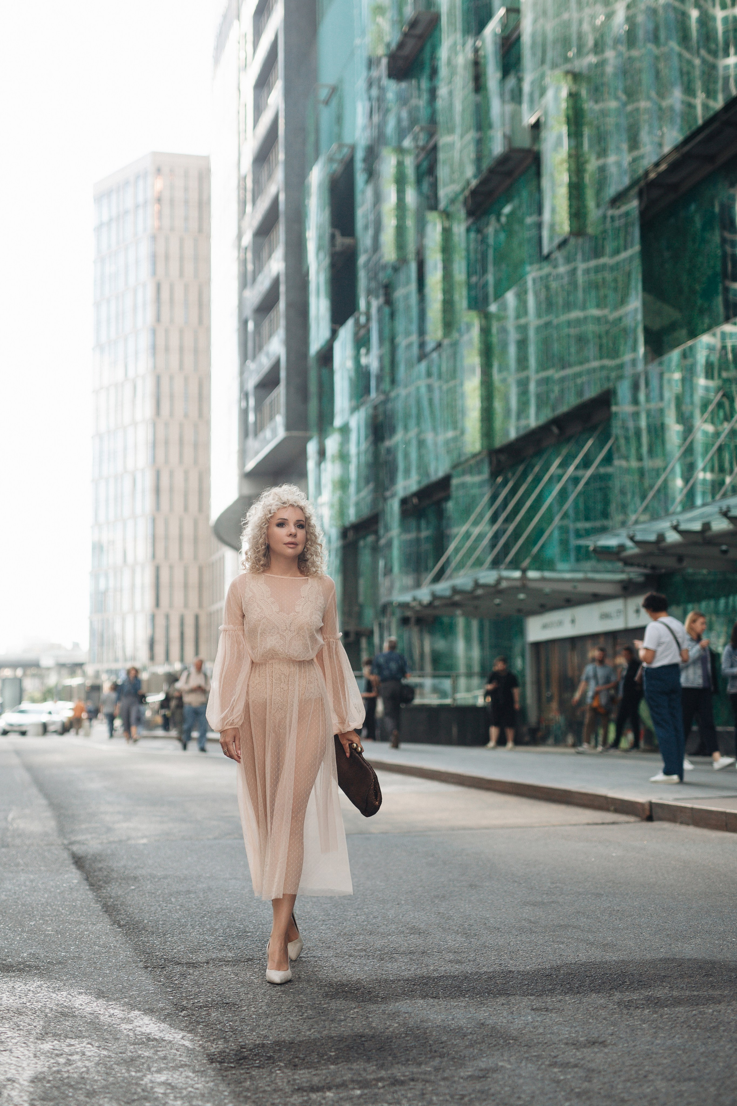 Аня в Moscow City. Семейный фотограф в Москве Марина Петра