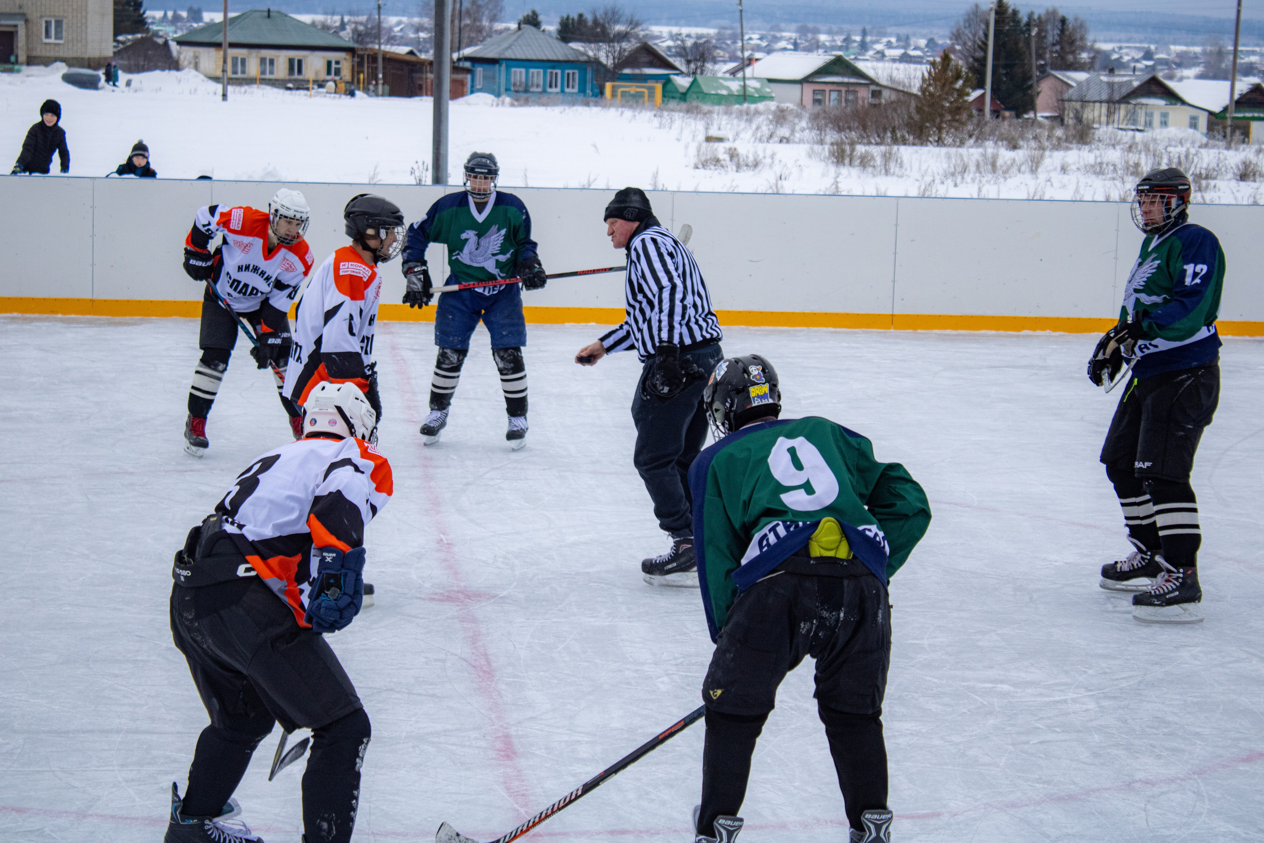 Хоккей г.п Атиг-г.Нижние Серги
