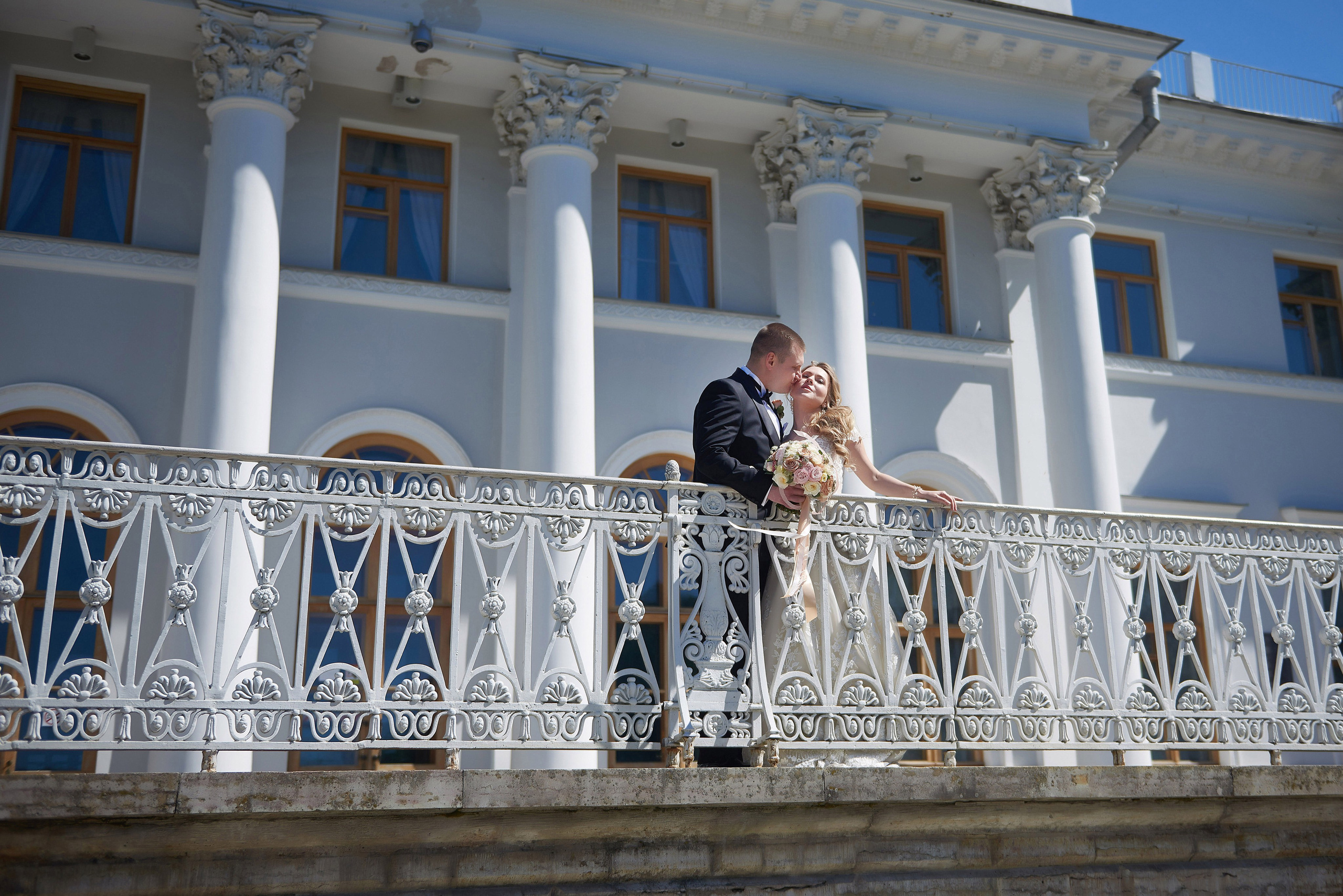 Юлия и Антон (Первый Дворец Бракосочетания, прогулка на Елагином острове). Портретный, семейный и свадебный фотограф в Санкт-Петербурге и в Пушкине Ширяев Денис