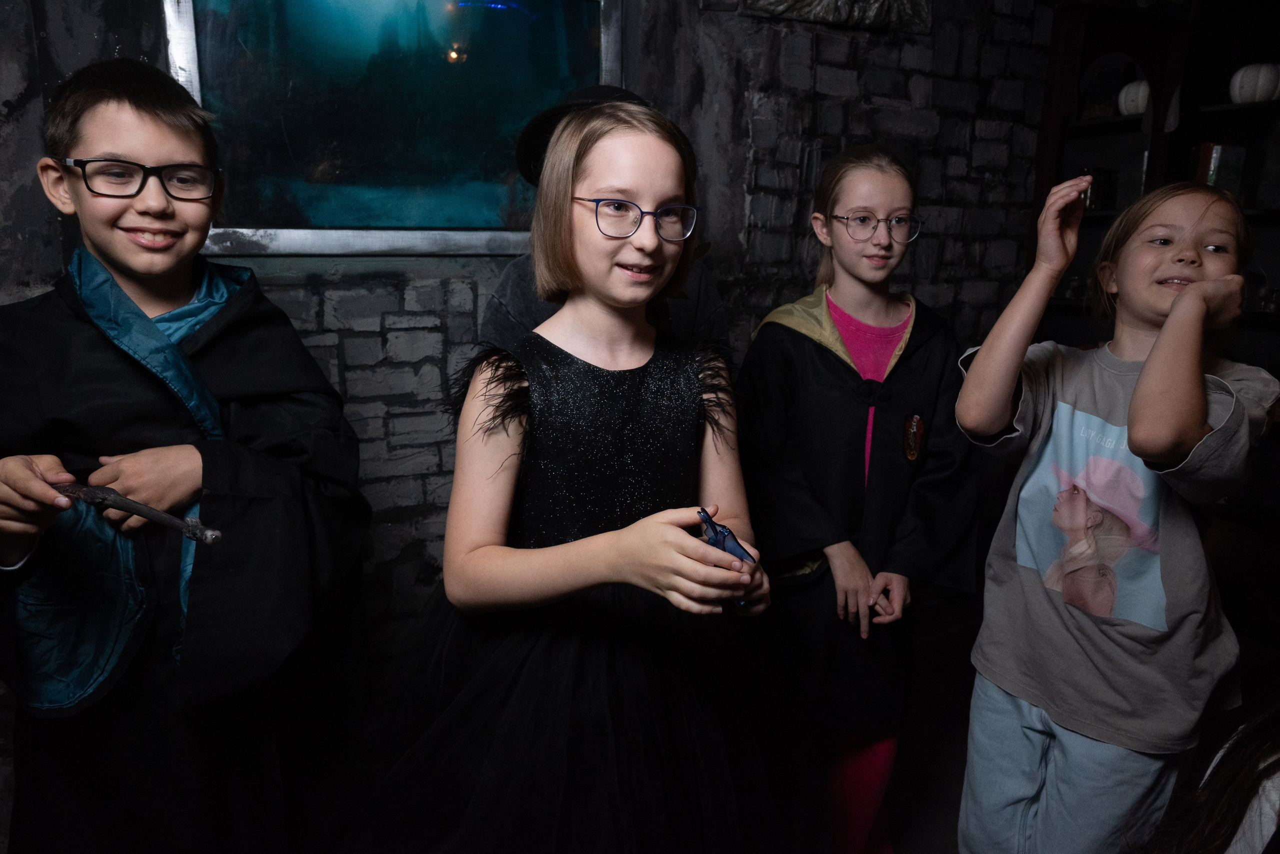 День рождения ребенка в «Подземелье Слизерин». Фотограф мероприятий в Москве