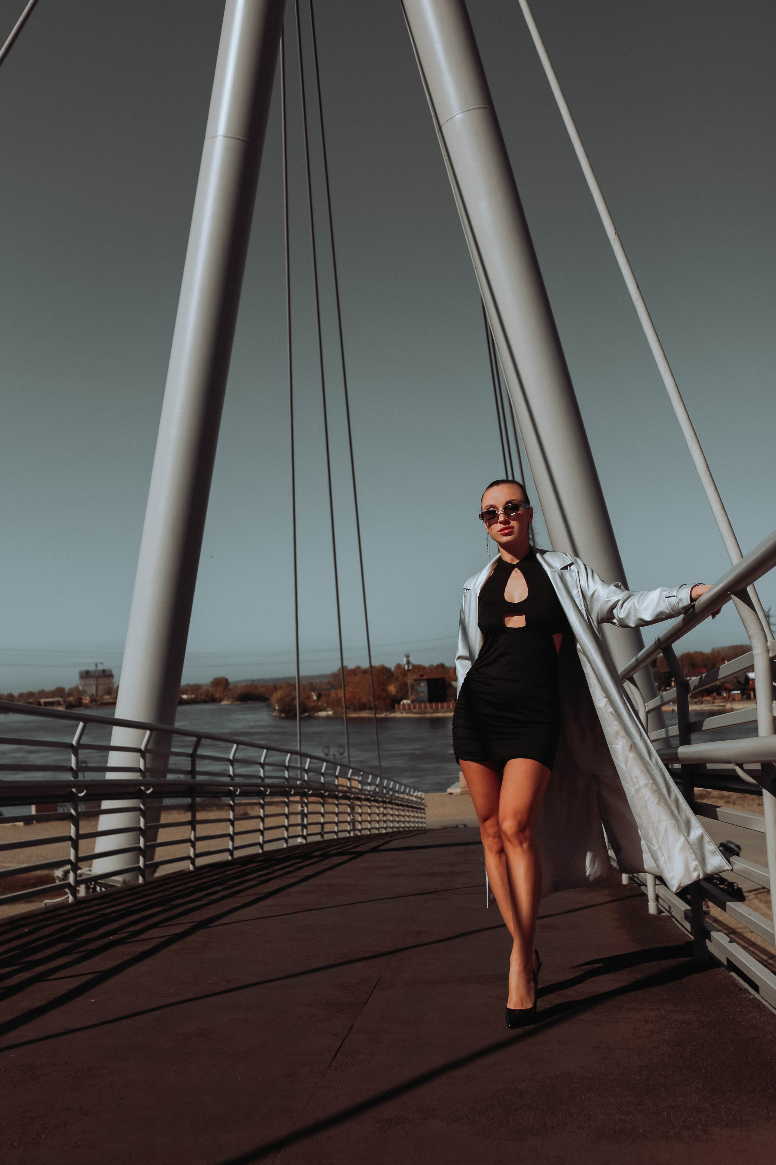 Кристина на мосту. Фотограф в Иркутске