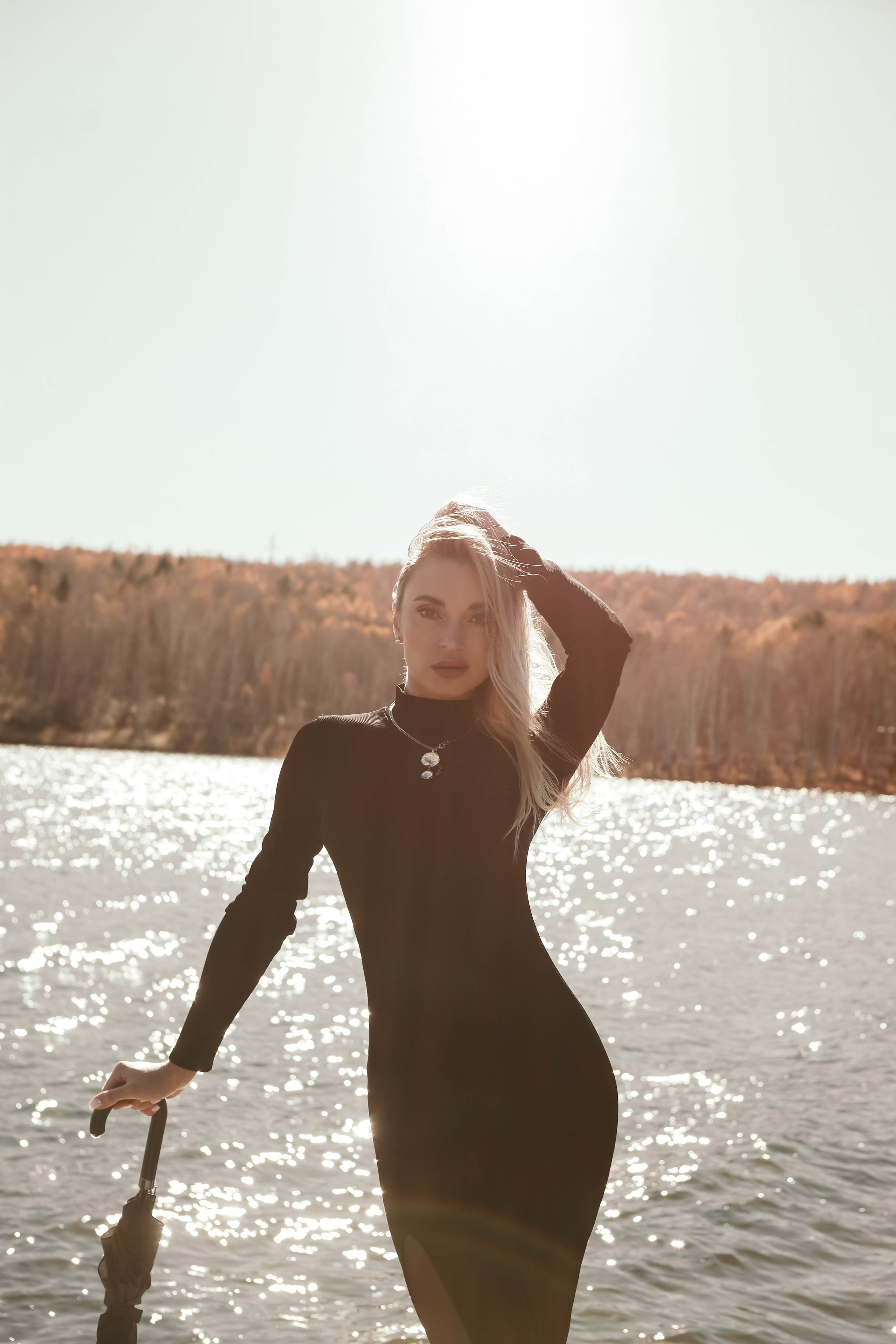 Кристина с зонтом. Фотограф в Иркутске