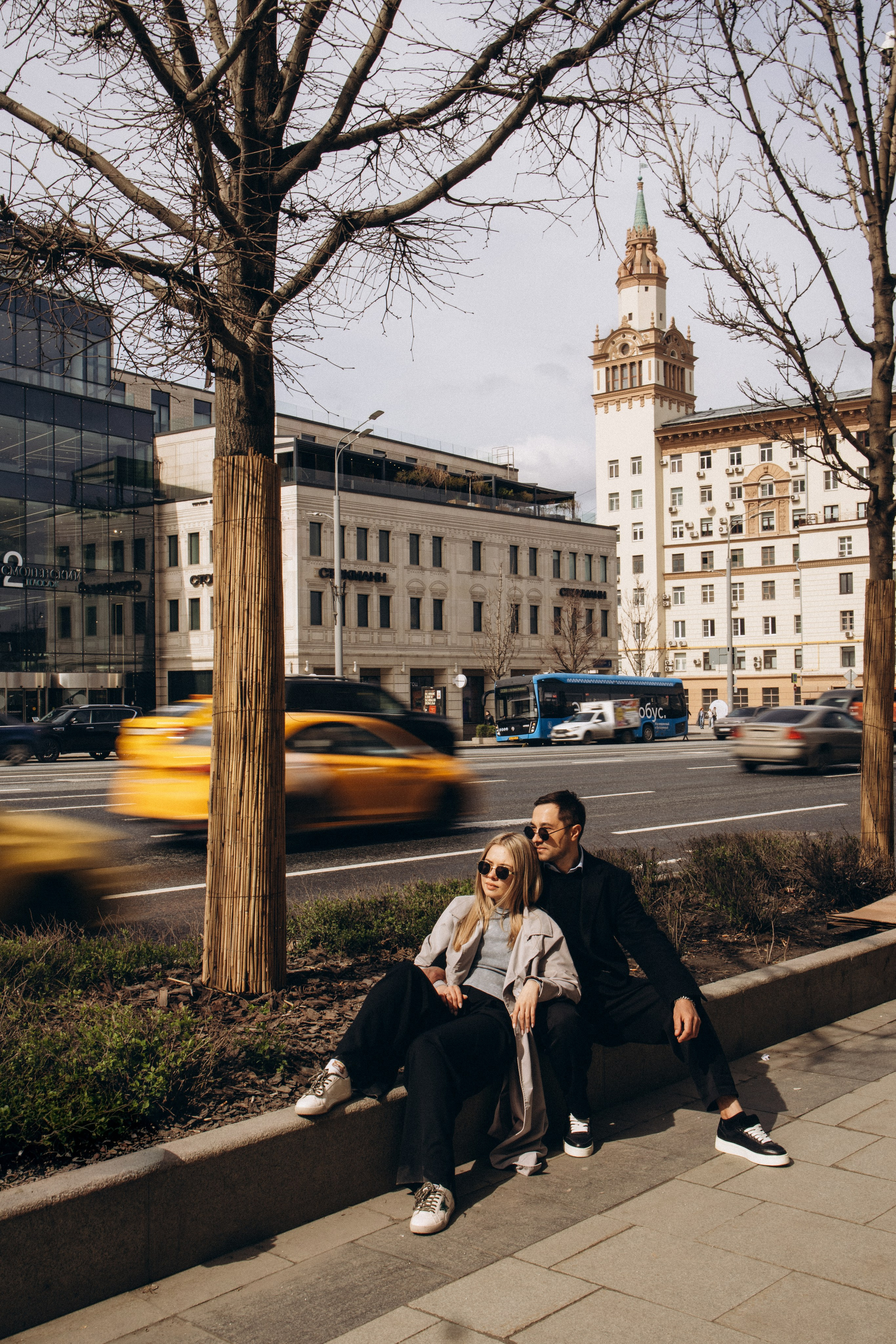 Даша и Влад, прогулка по Москве. Семейный фотограф в Москве Марина Петра
