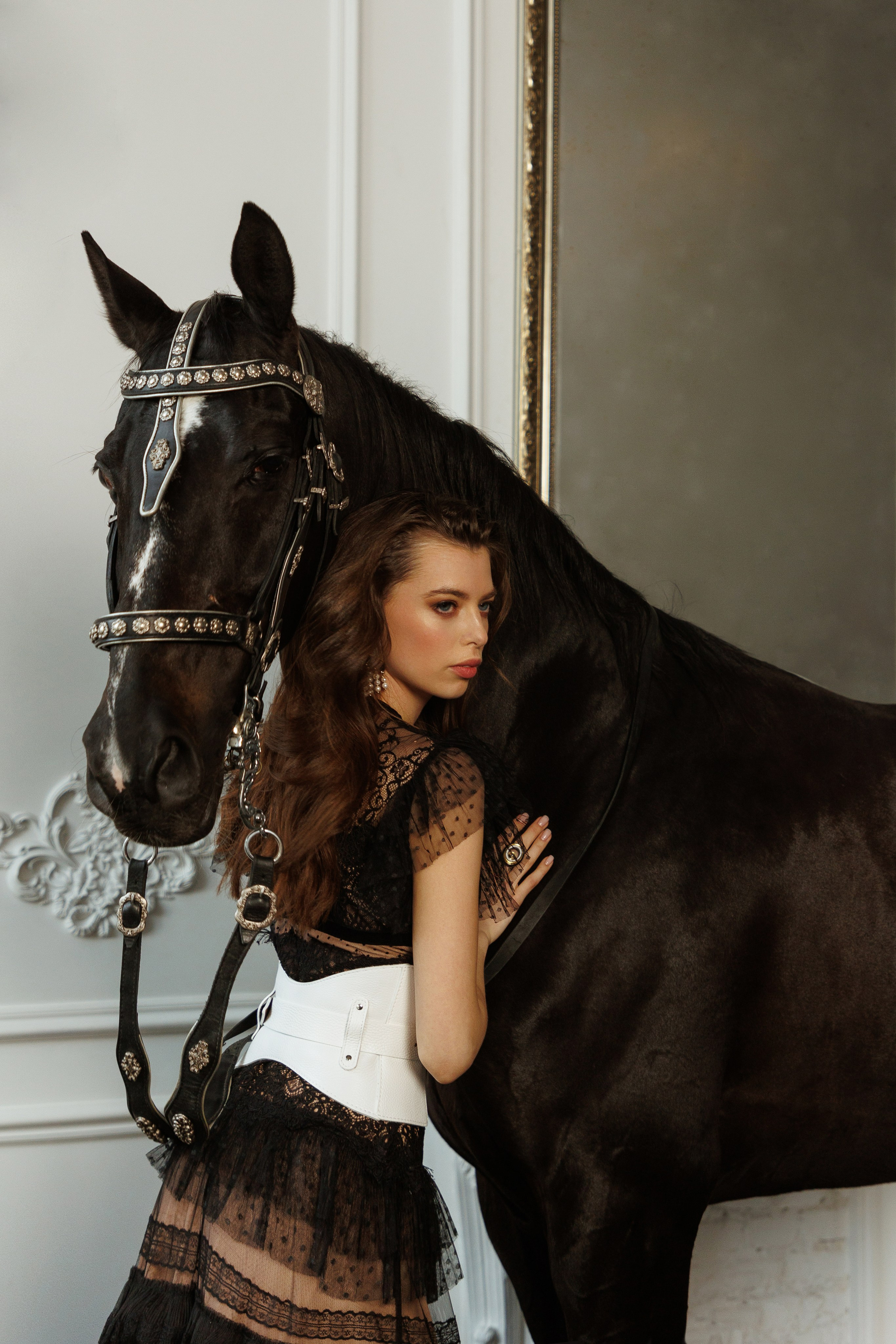 Лошадь в студии. Марковкина КрисТина