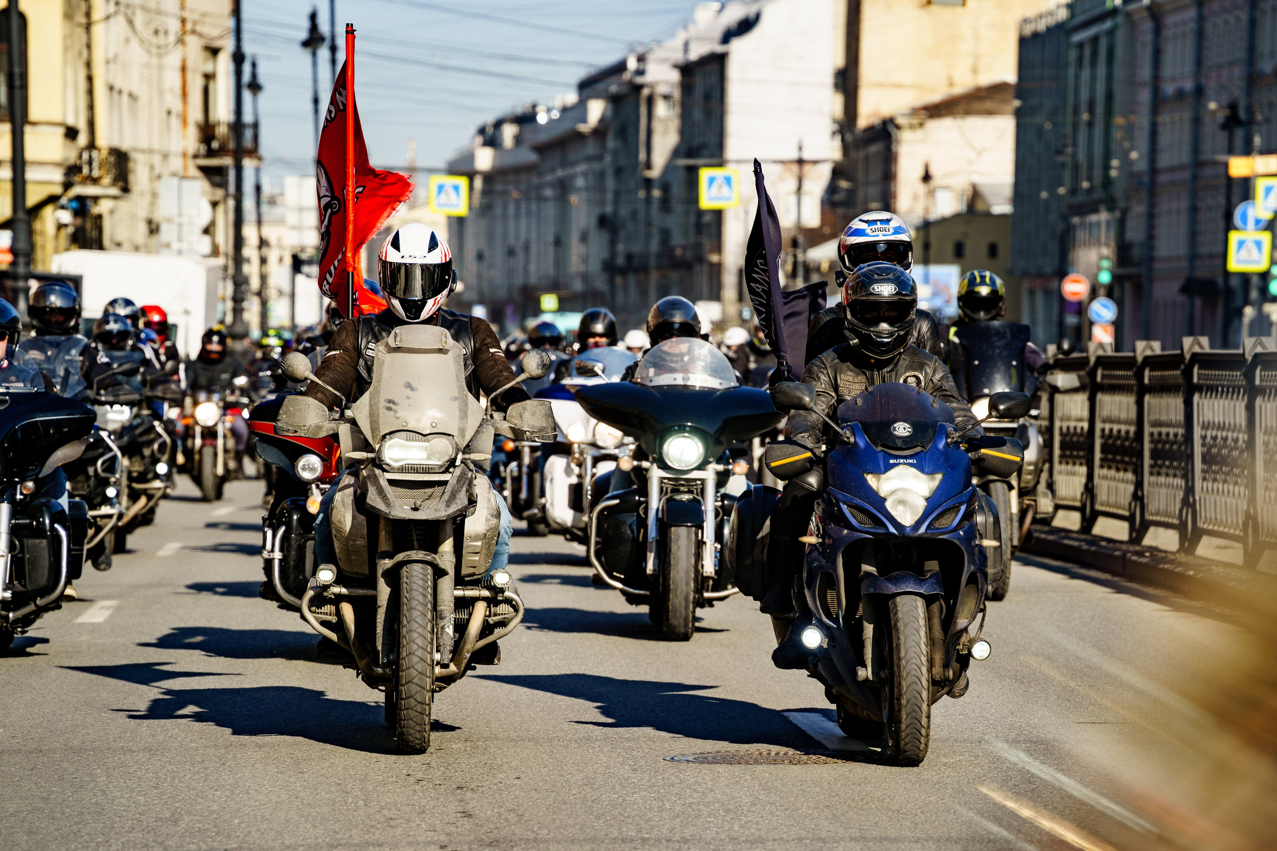 Прохват мотоклуба Norman Riders ч.1. Концертный и репортажный фотограф в Санкт-Петербурге Слава Пахомов