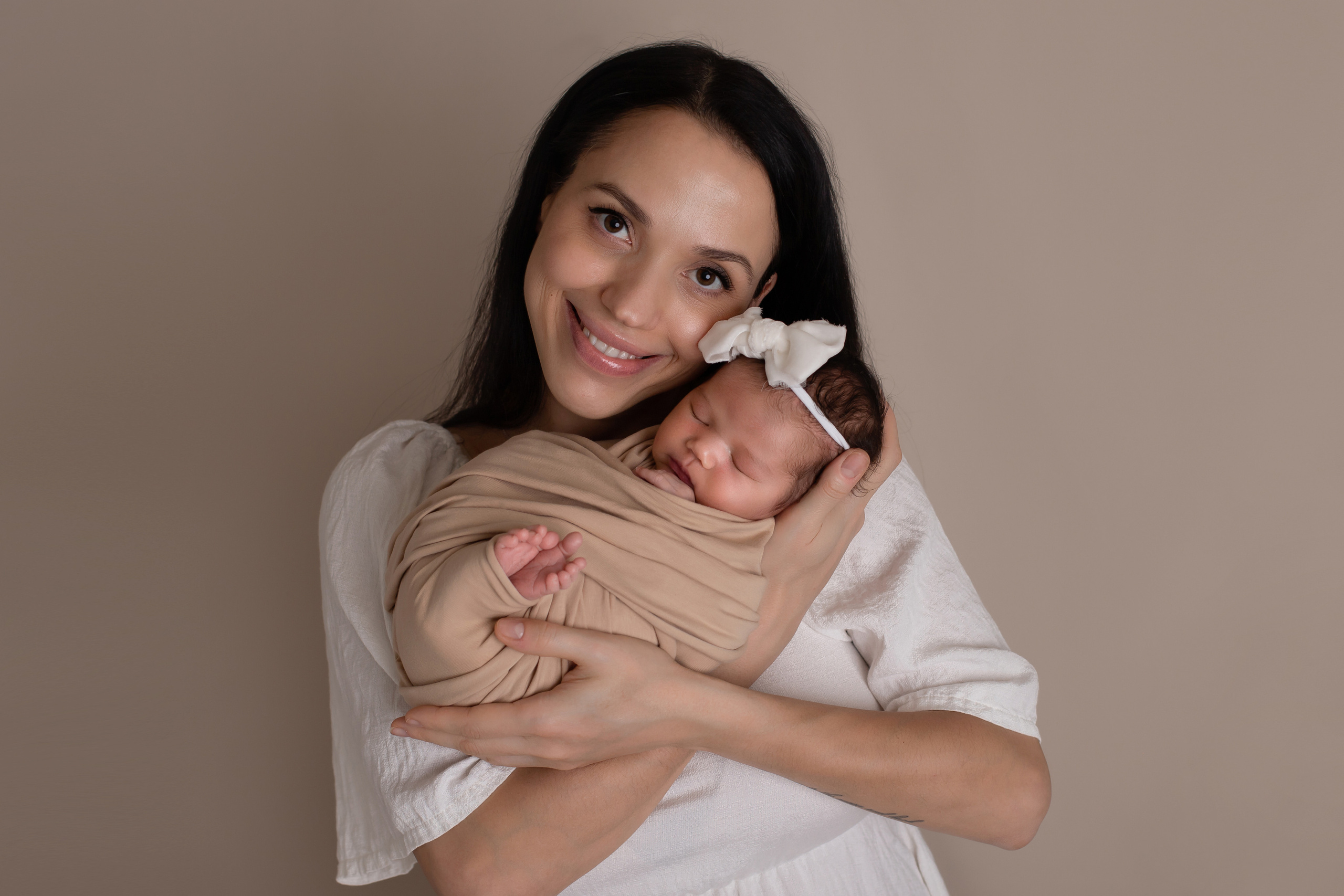 Семейные кадры newborn. Фотограф новорожденных в Ярославле Ольга Зимина