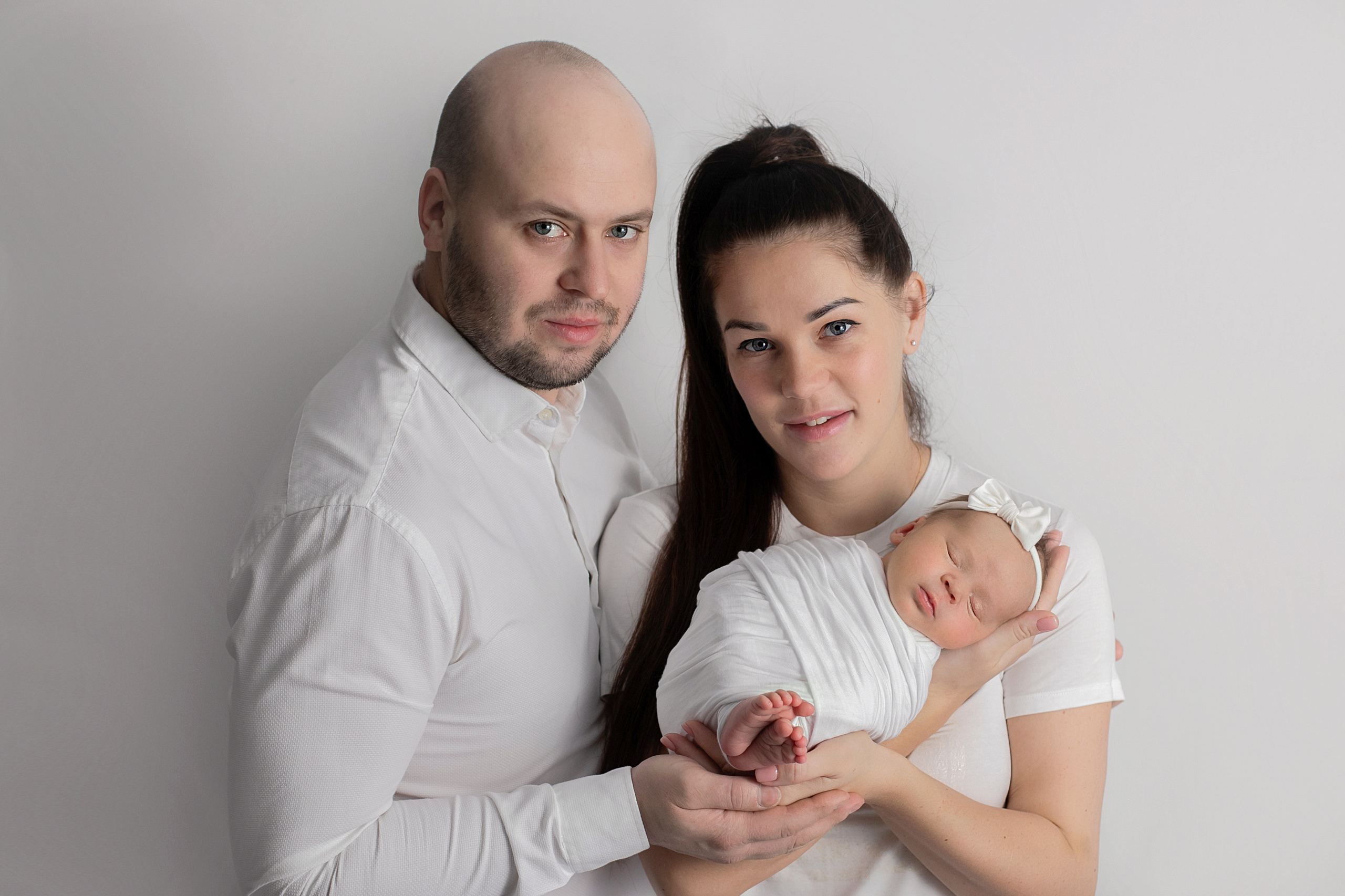 Семейные кадры newborn. Фотограф новорожденных в Ярославле Ольга Зимина