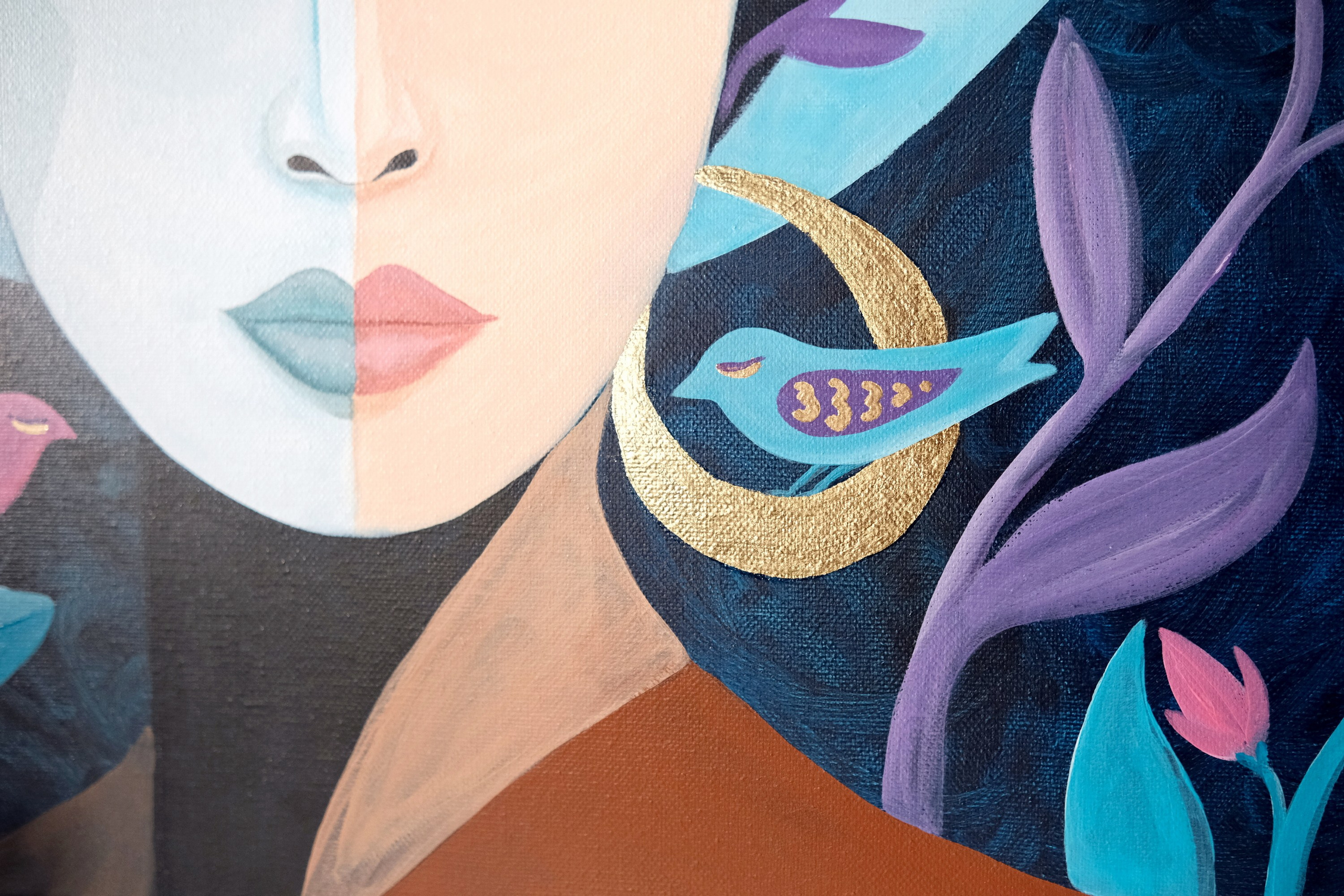 ПОЛНОЛУНИЕ. Художник Анастасия Кисткина, Петербург