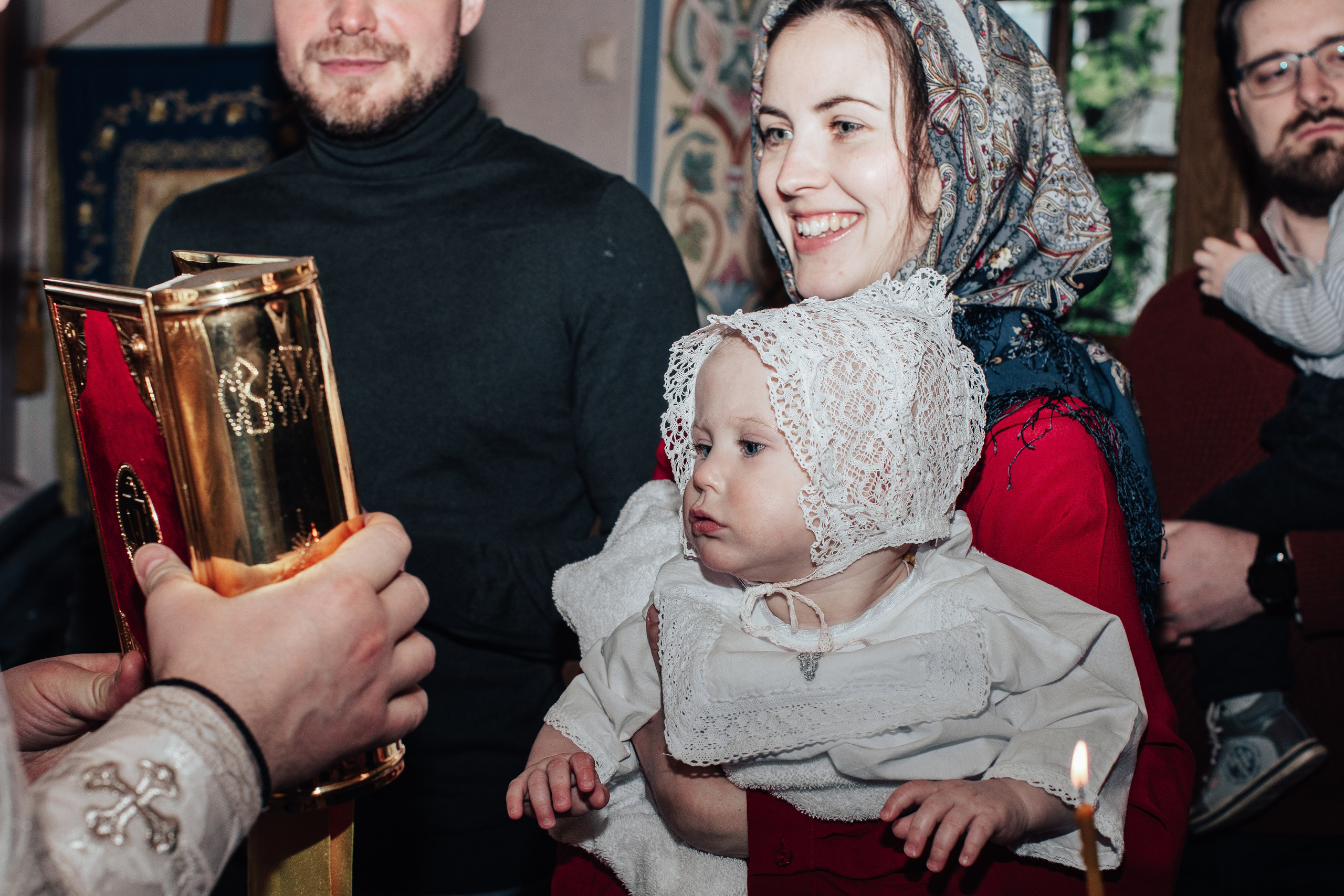 Крещение Анисии. Фотосессии в Москве - фотограф Неонилла Ленко