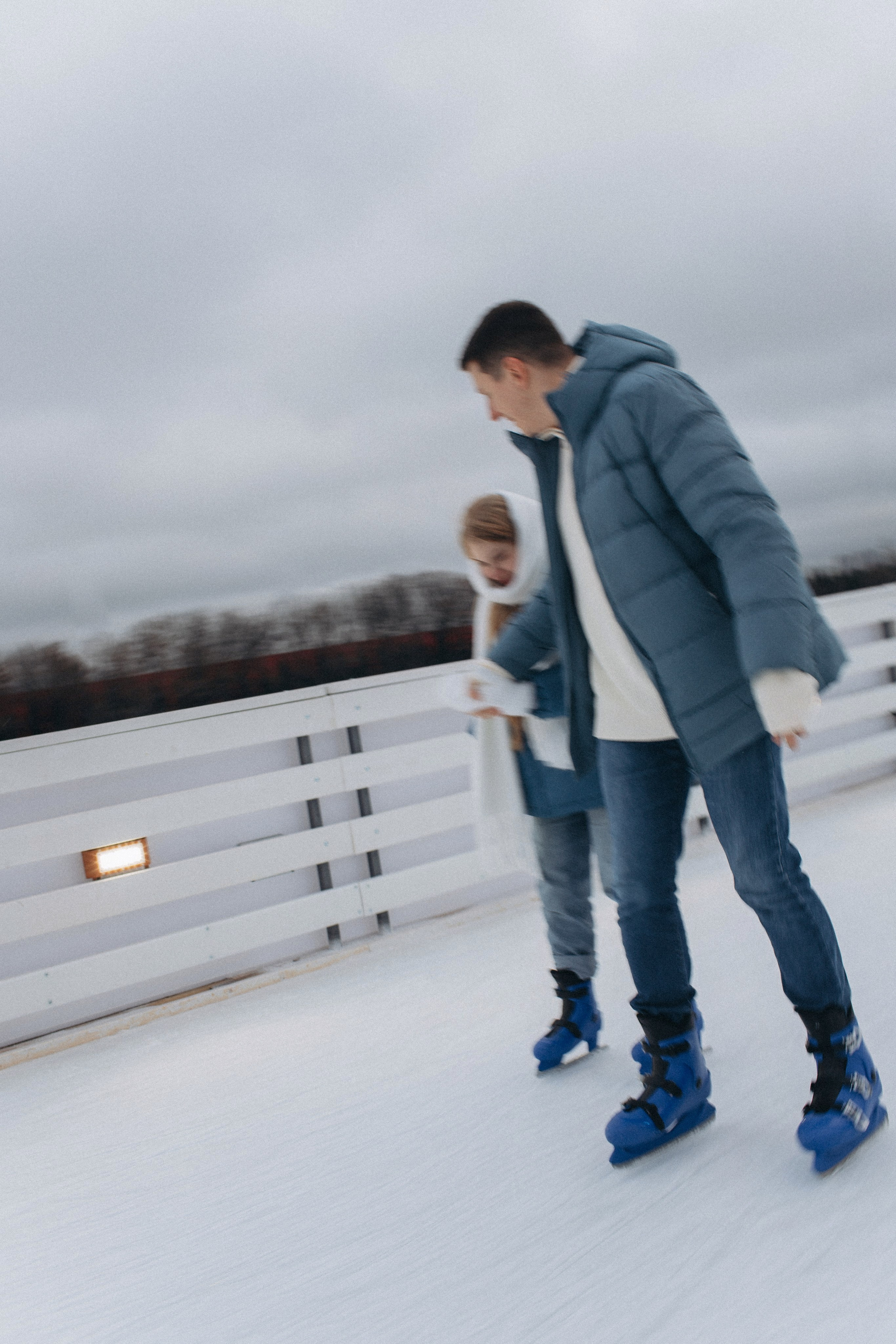 Даша & Ваня. Каток. Семейный фотограф в Москве