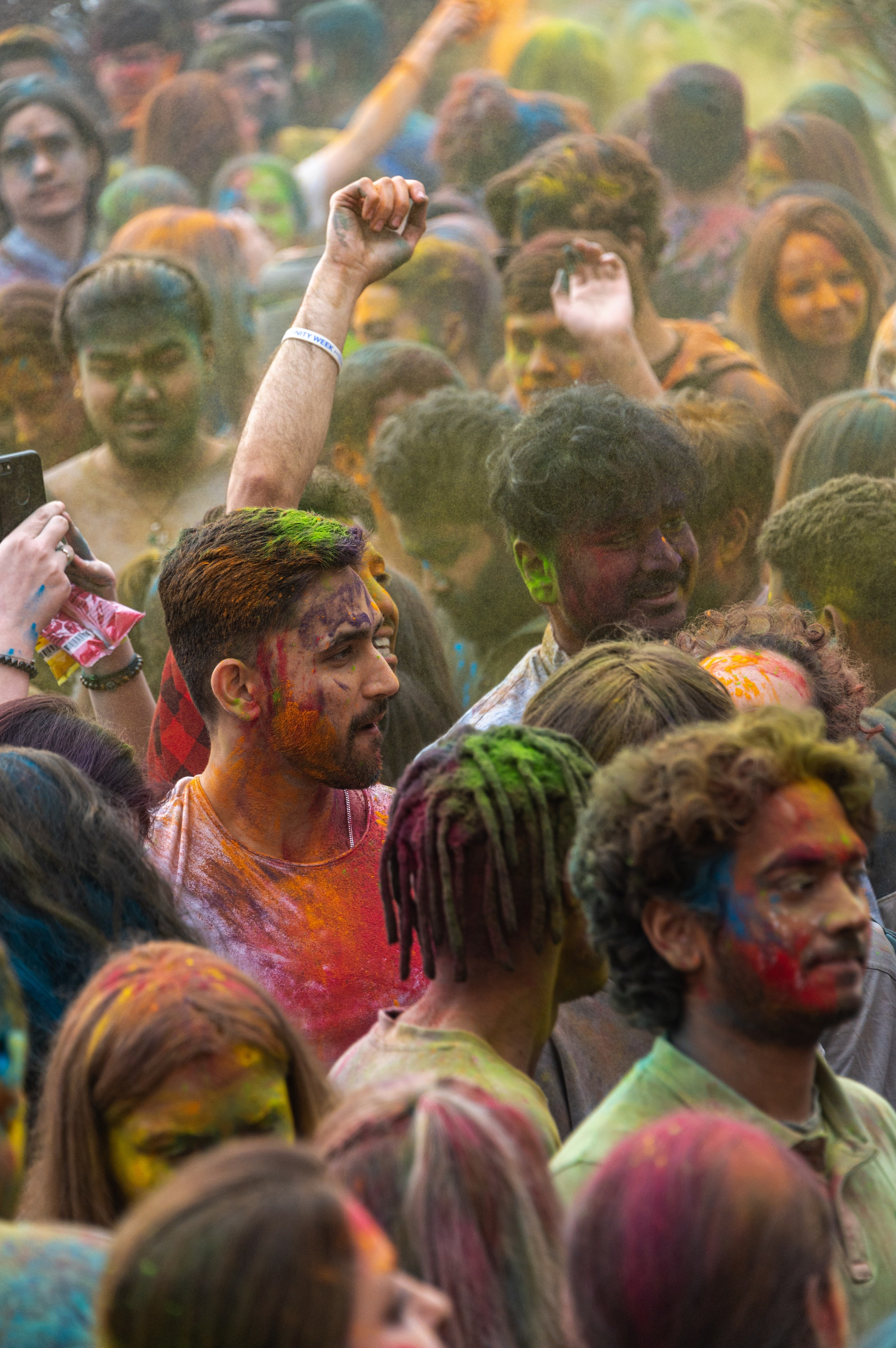 Праздник Холи в Москве. Фотограф Роман Адлер