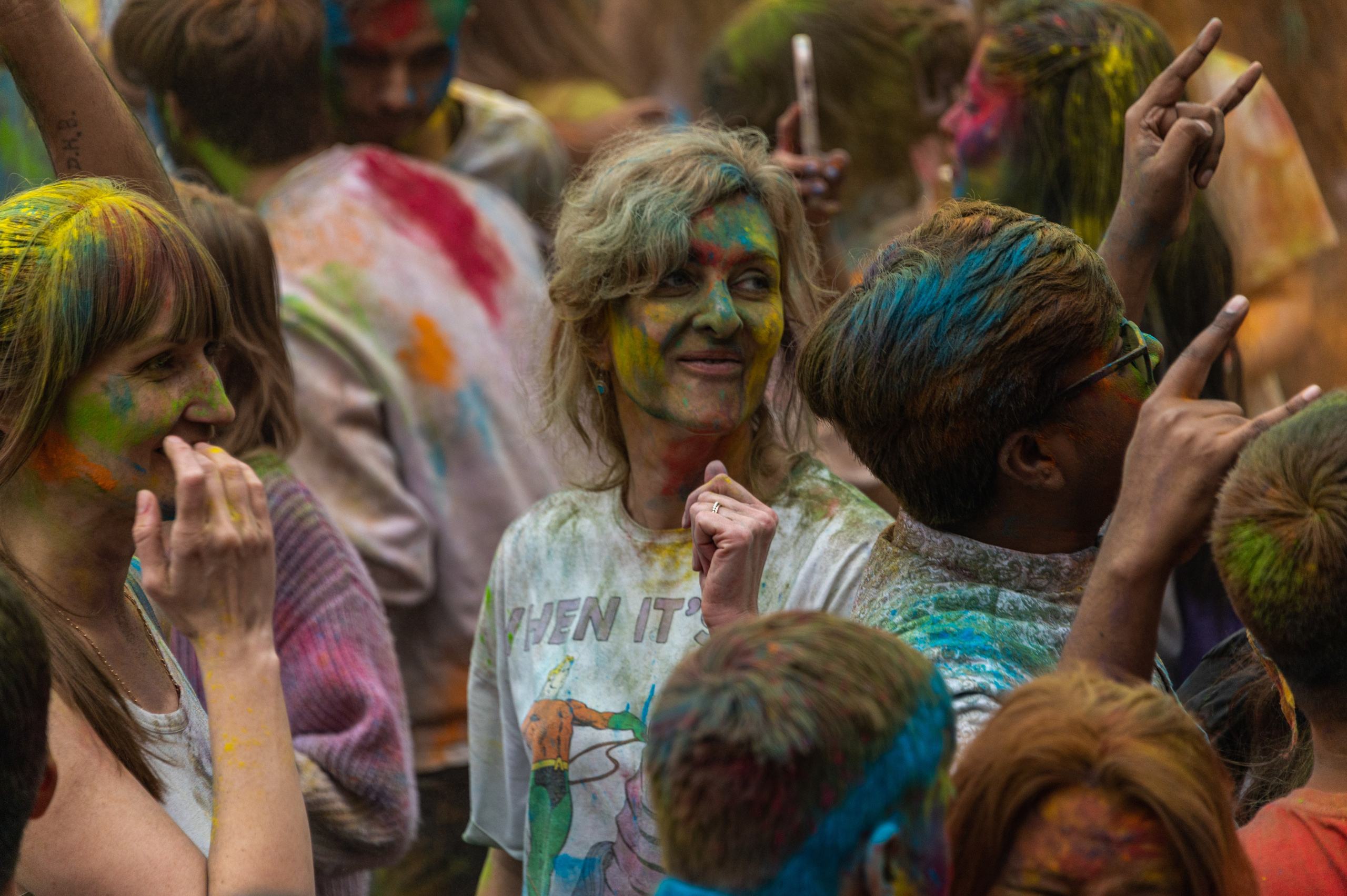 Праздник Холи в Москве. Фотограф Роман Адлер