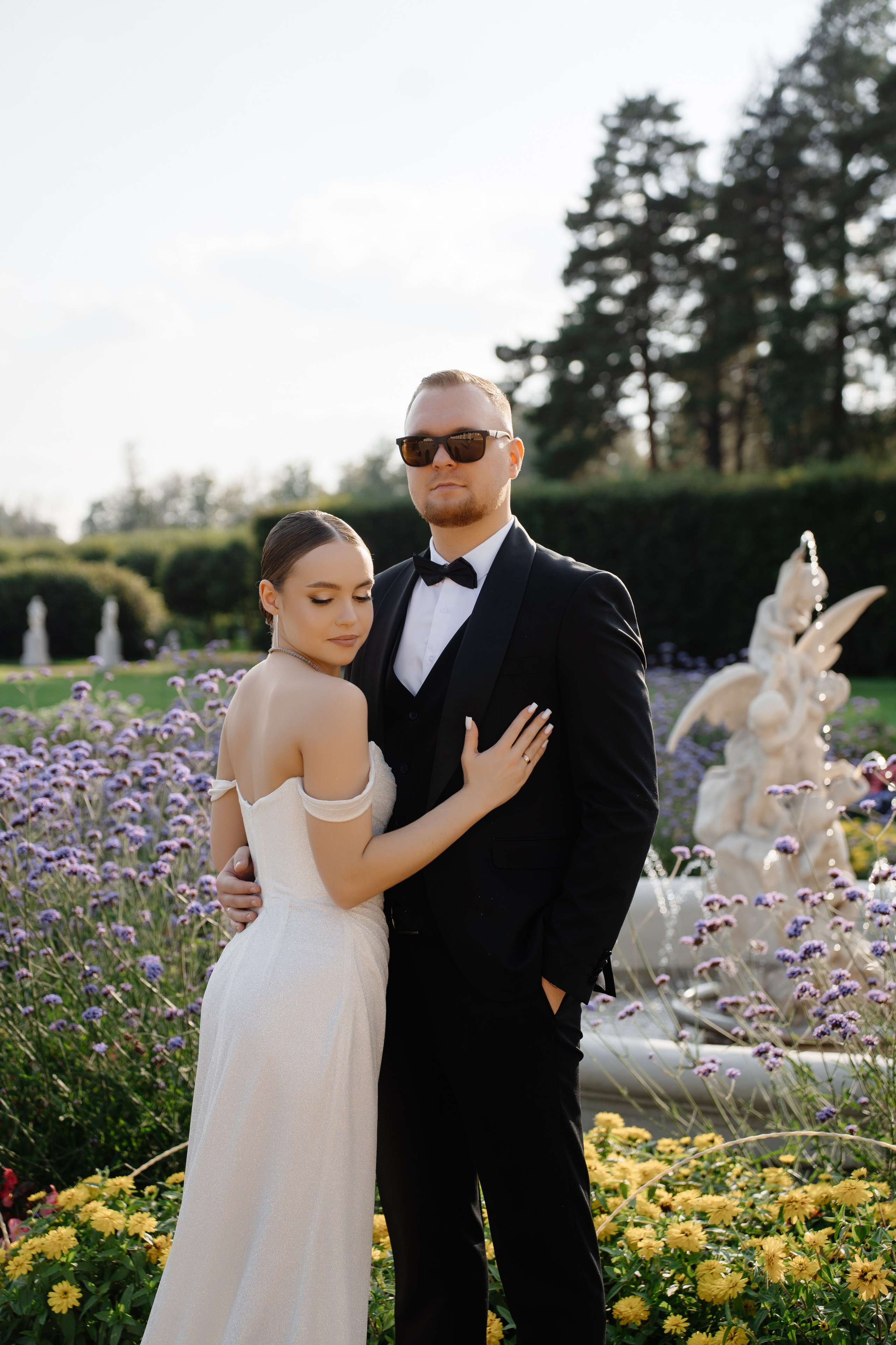 Свадебная фотосессия в парке Архангельское. Свадебный и семейный фотограф в Москве Светлана Зоткина