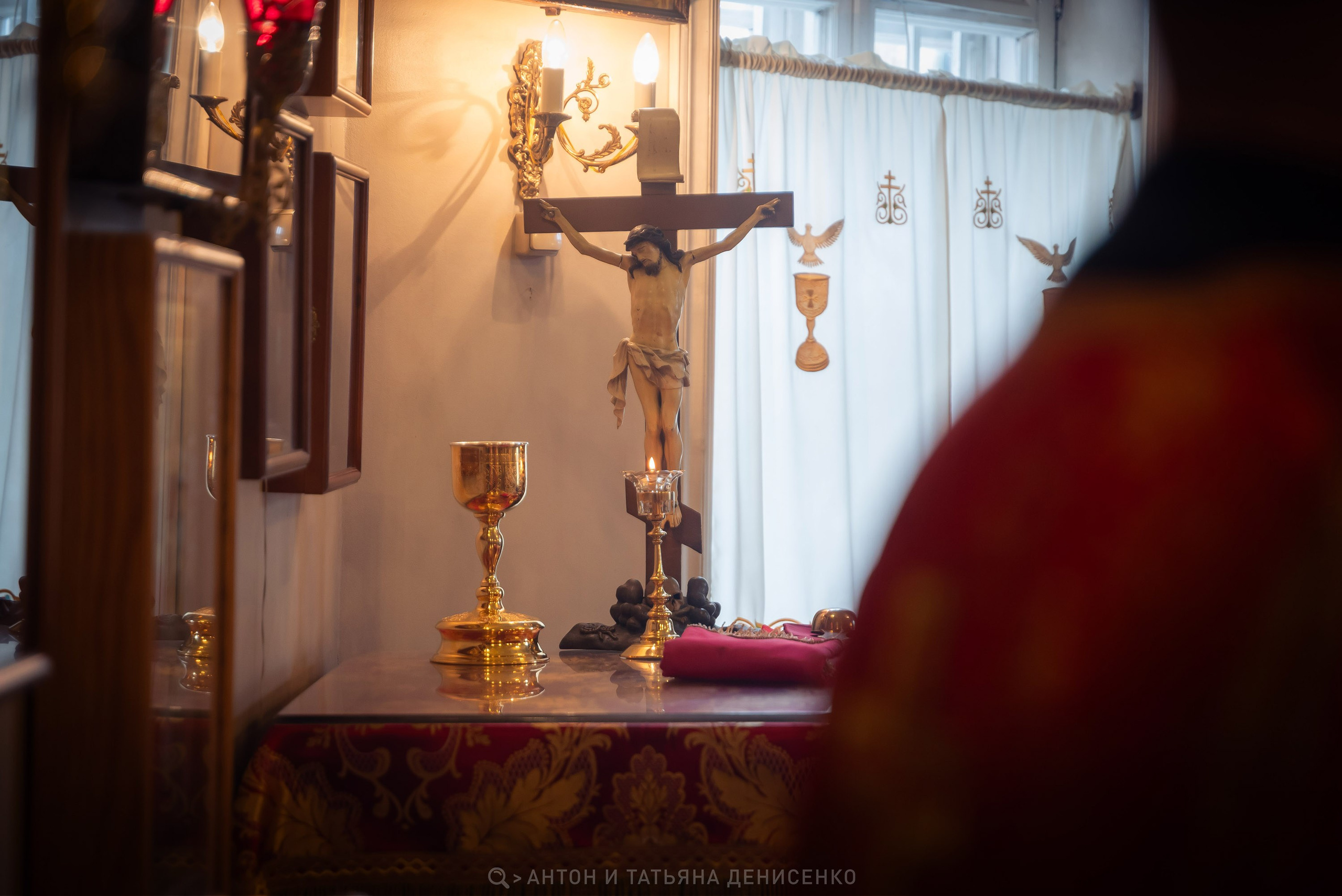 Храм Преображения Господня в Богородском. Антипасха. Антон и Татьяна Денисенко — В храме