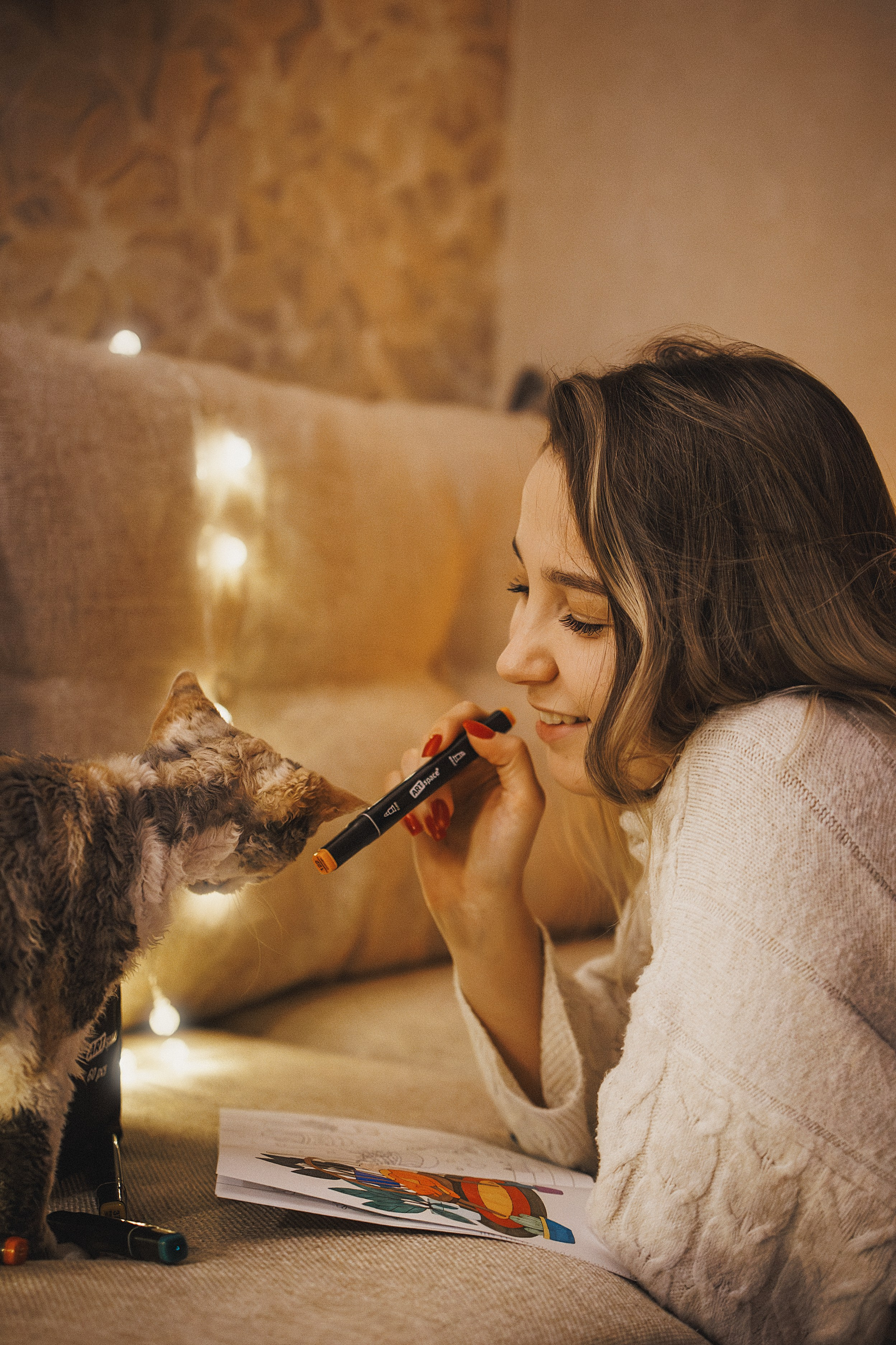 Домашняя новогодняя. Фотограф Анималист в Москве Анастасия Жучкова