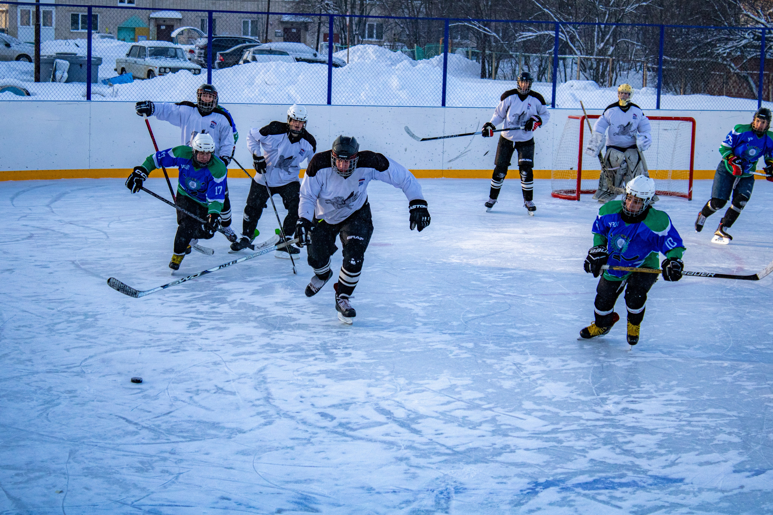 Хоккей г.п Атиг-г.п Дружинино