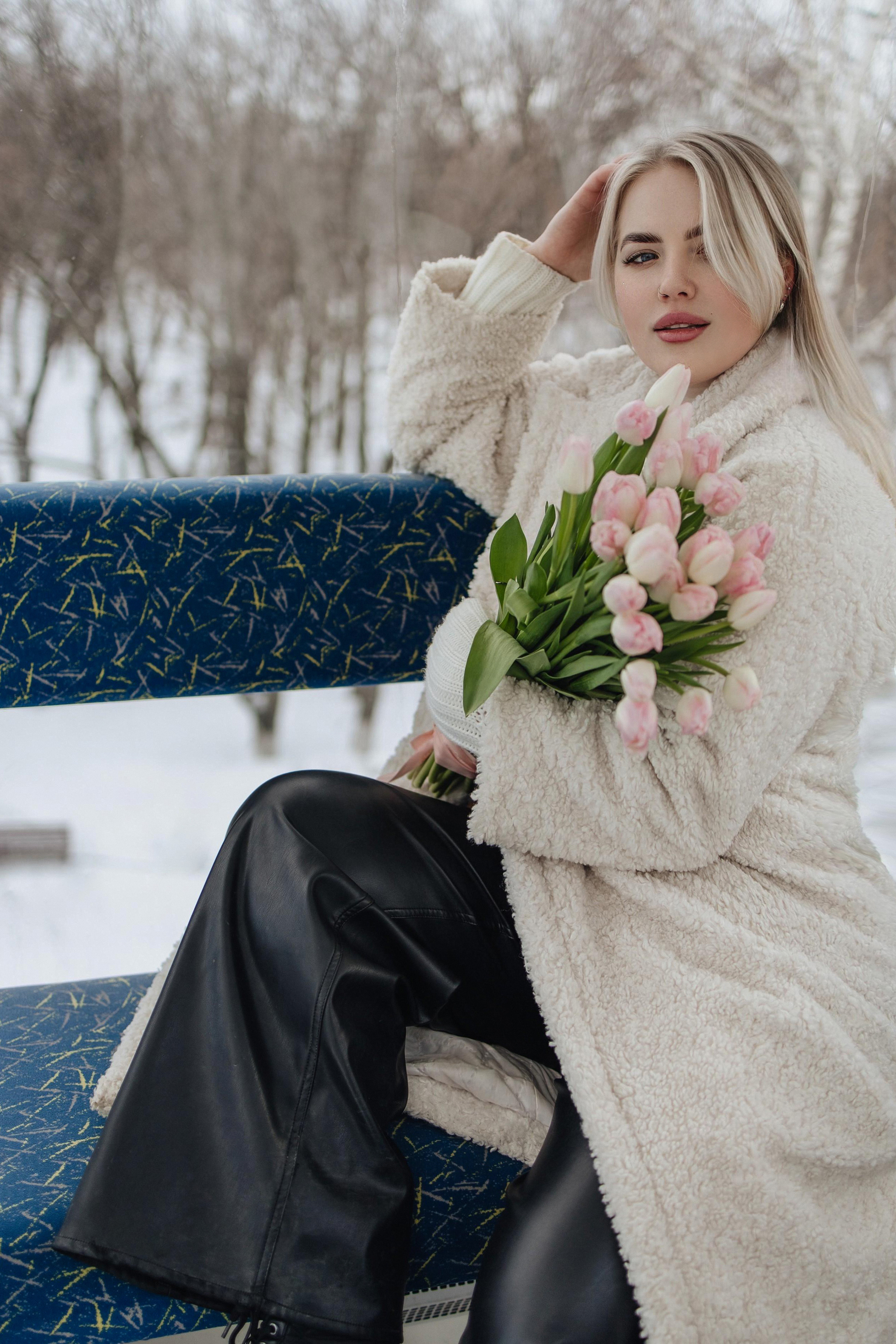 Эмма. Прогулка в снежном парке. Фотограф Ксения Железникова