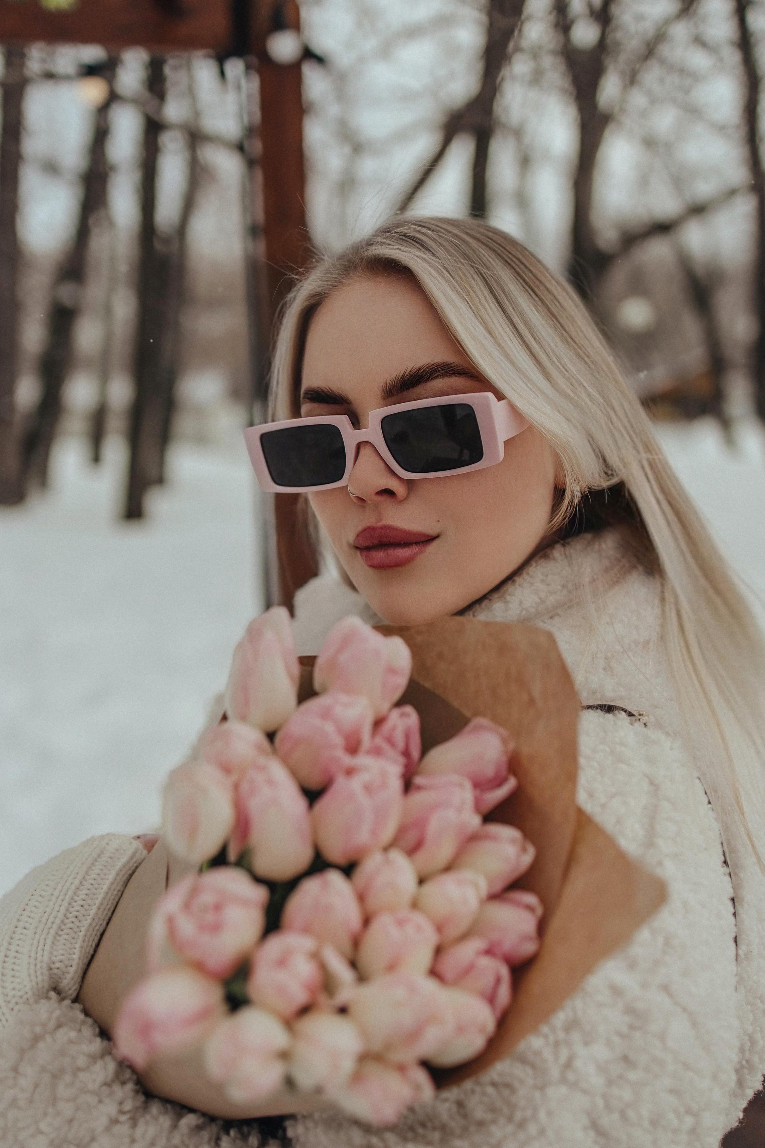 Эмма. Прогулка в снежном парке. Фотограф Ксения Железникова