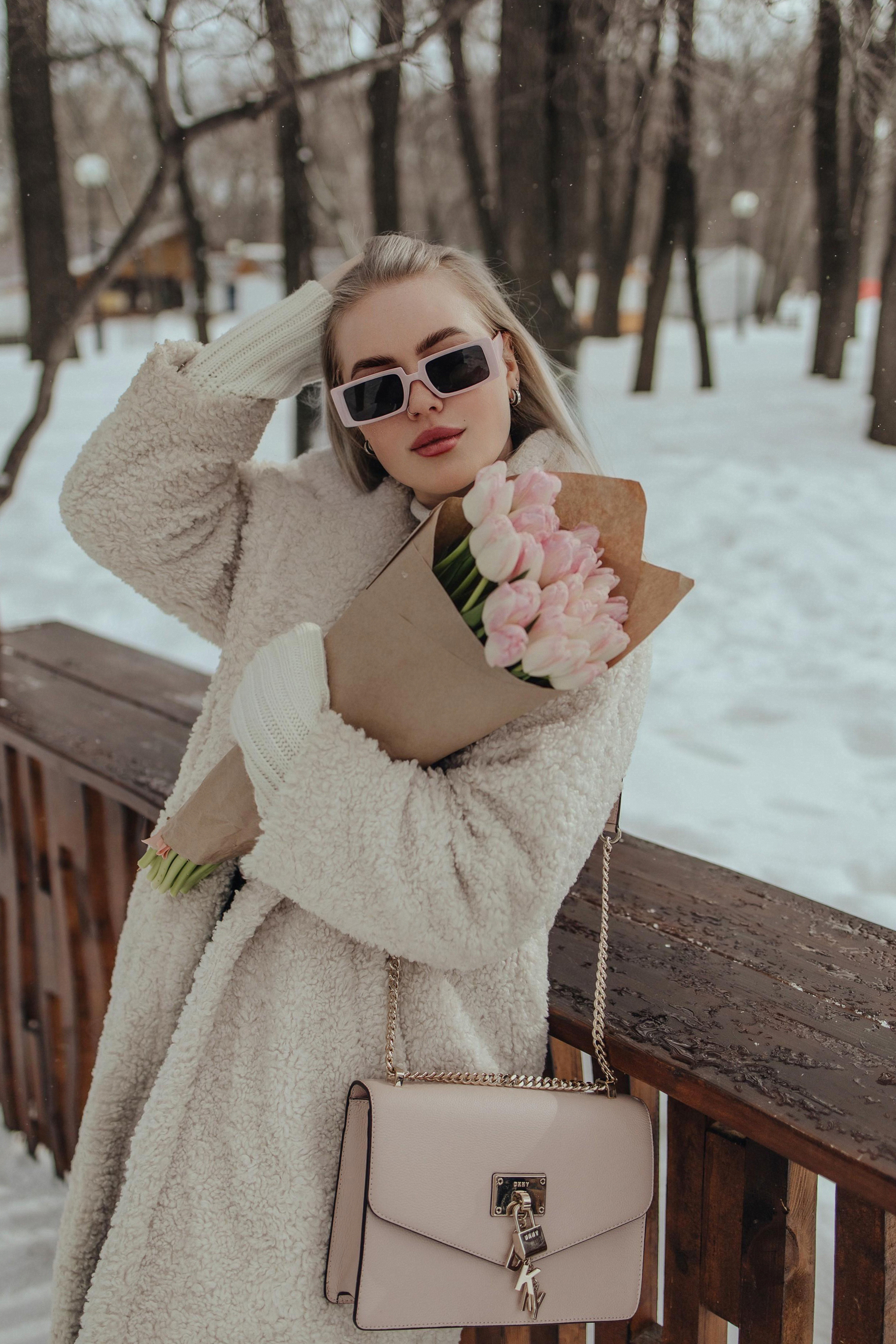 Эмма. Прогулка в снежном парке. Фотограф Ксения Железникова