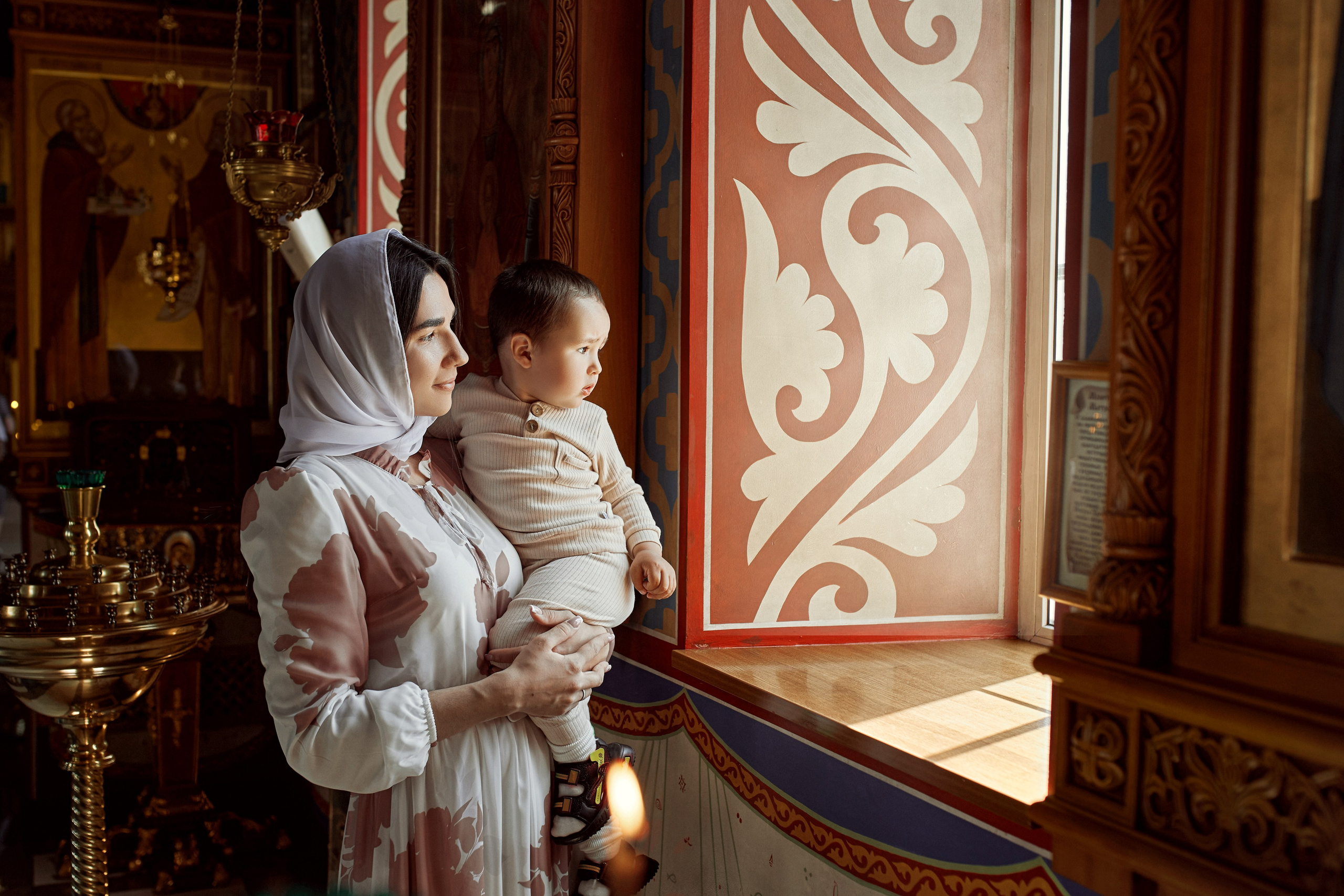 Таинство Крещения. Детский фотограф новорождённых в Ростове-на-Дону. Фотограф крещения. Фотограф Беременности. Детская фотосессия на год