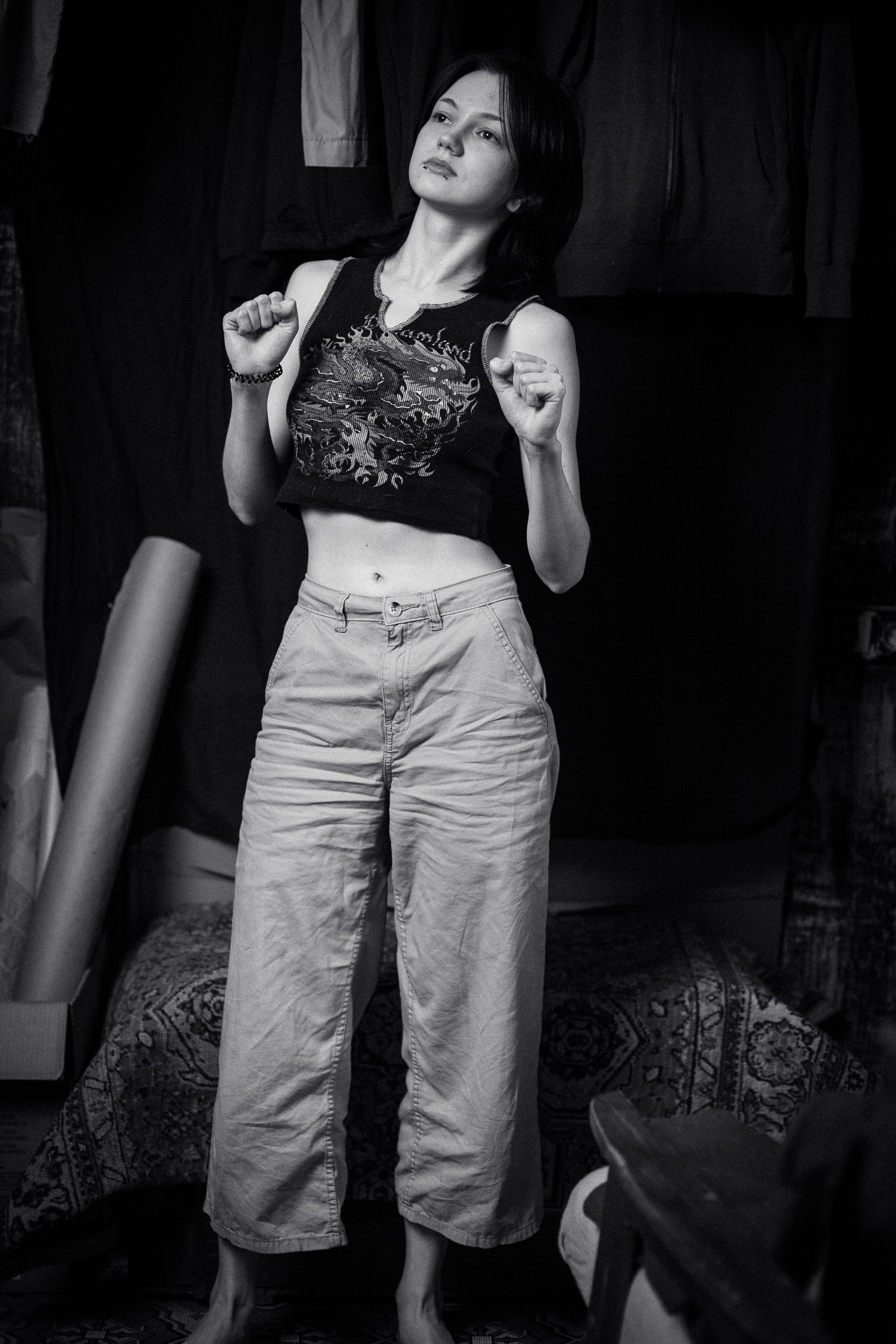 Алёна и Ася. Домашняя студия. RawCat. Портретная фотография Екатеринбург