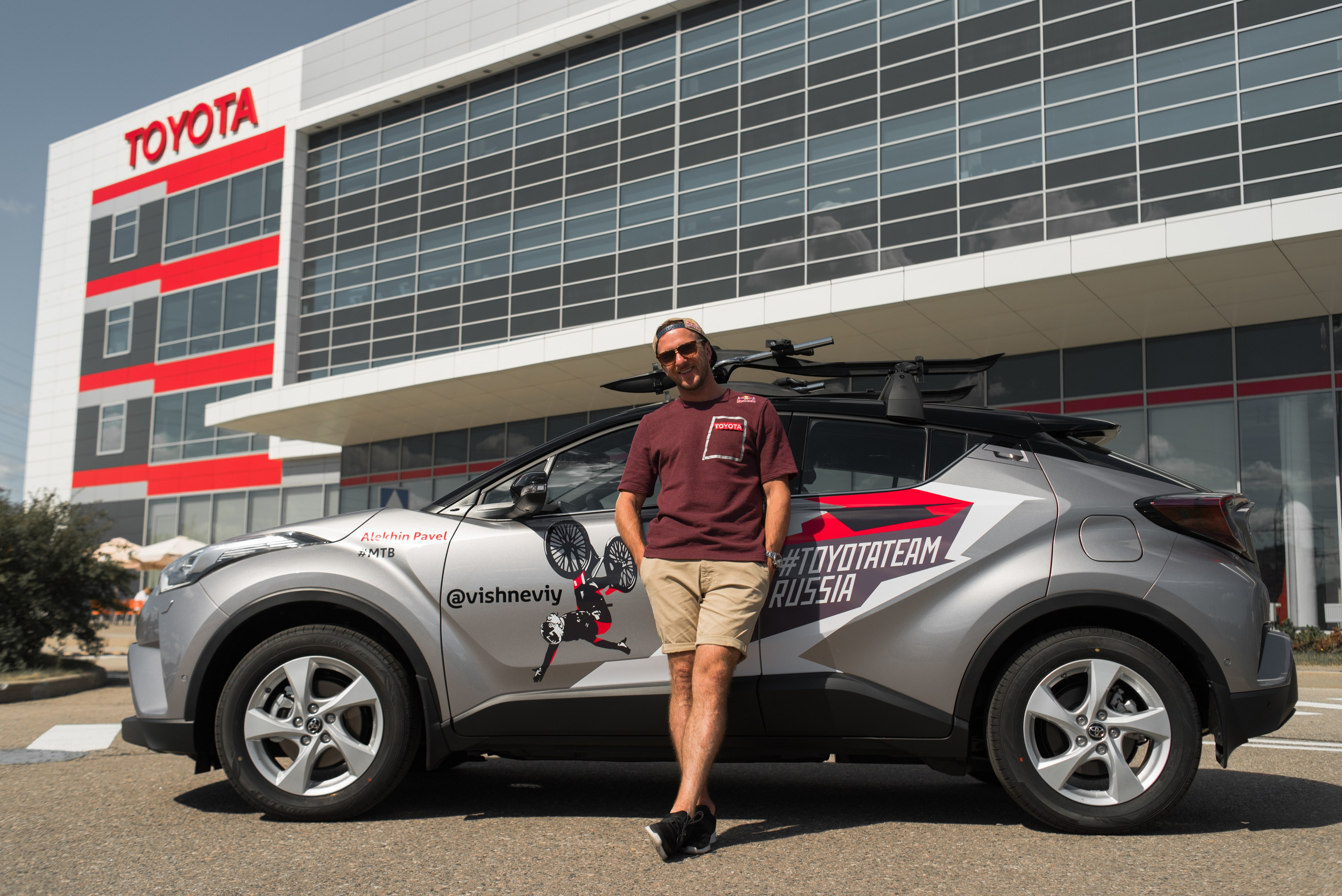 Атлеты Toyota Team Russia. DeLorein